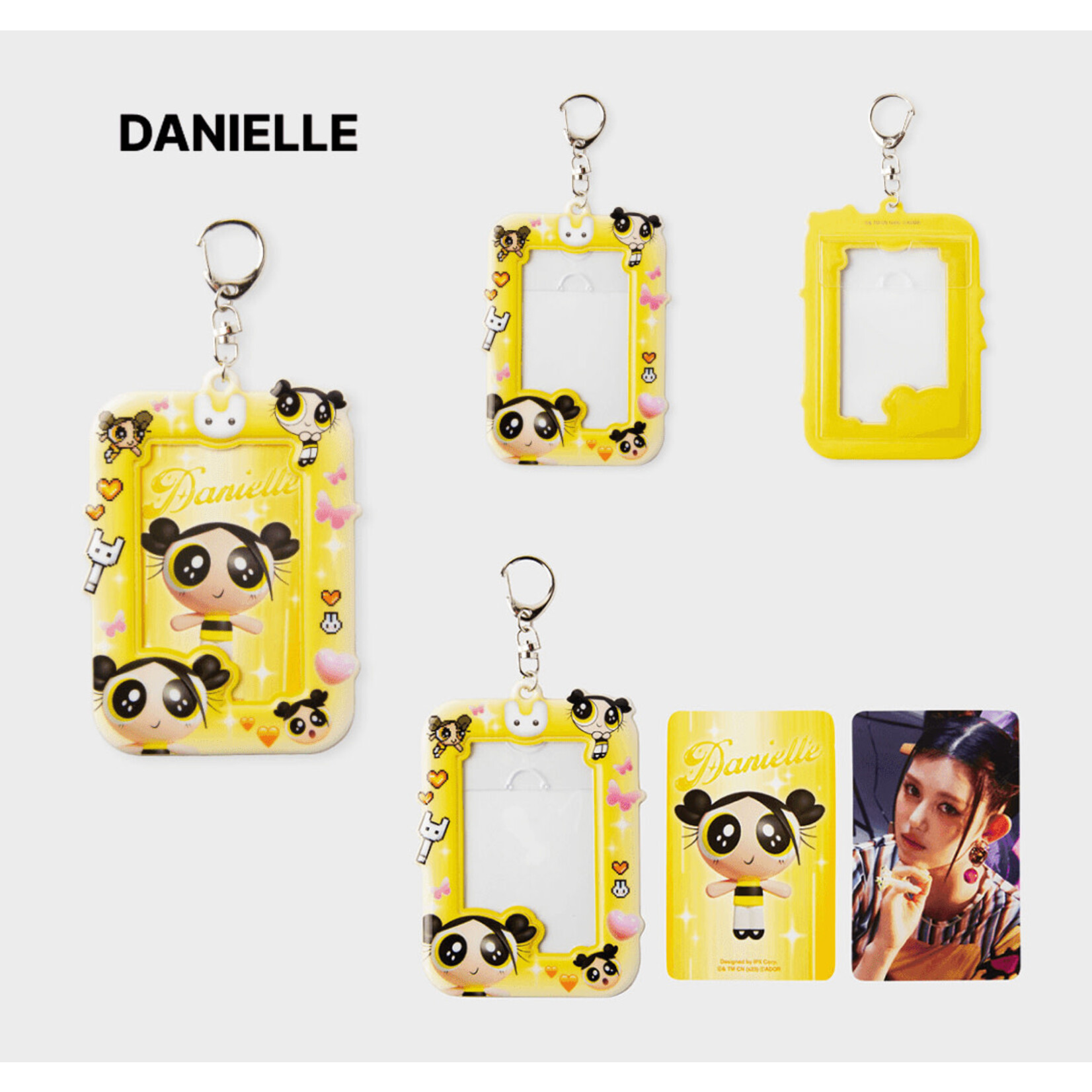 NewJeans [Summer Sale] NewJeans - THE POWERPUFF GIRLS x NJ PHOTO HOLDER KEYRING VER.2