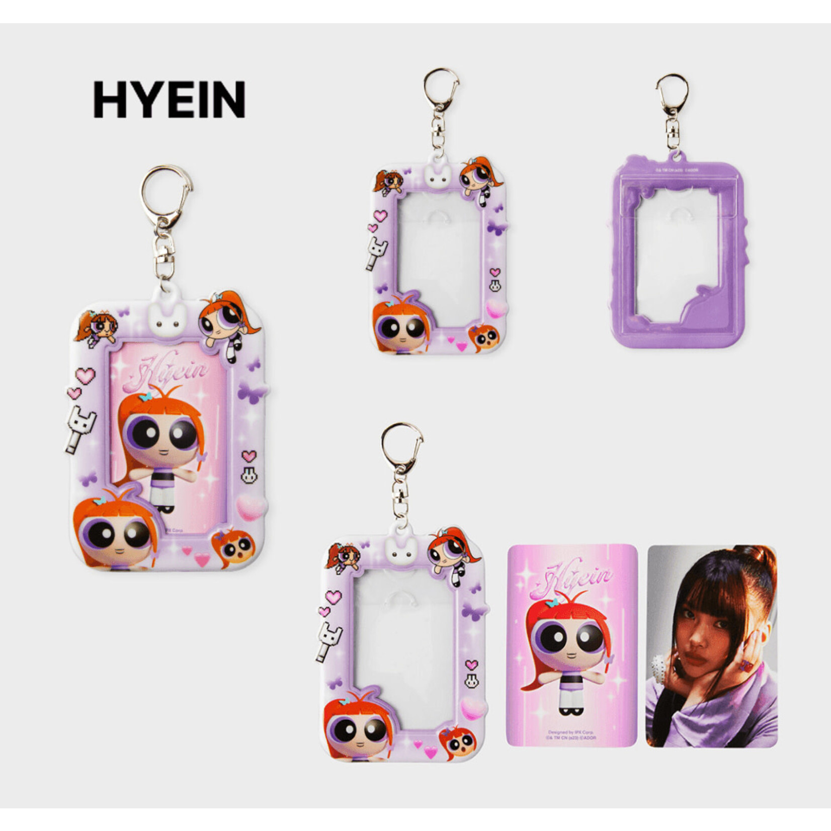 NewJeans [Summer Sale] NewJeans - THE POWERPUFF GIRLS x NJ PHOTO HOLDER KEYRING VER.2