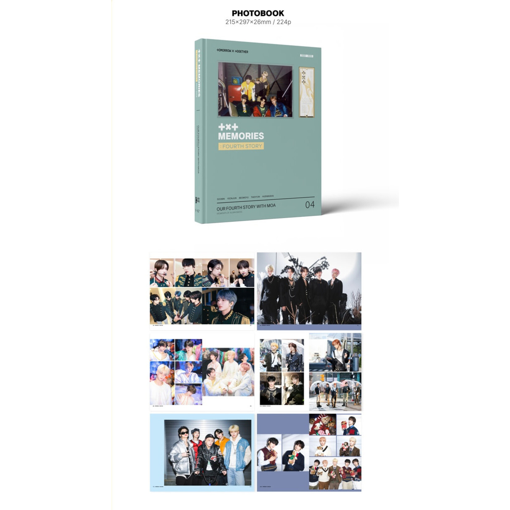 TXT TOMORROW X TOGETHER (TXT) - MEMORIES : FOURTH STORY + Weverse Gift (WS)