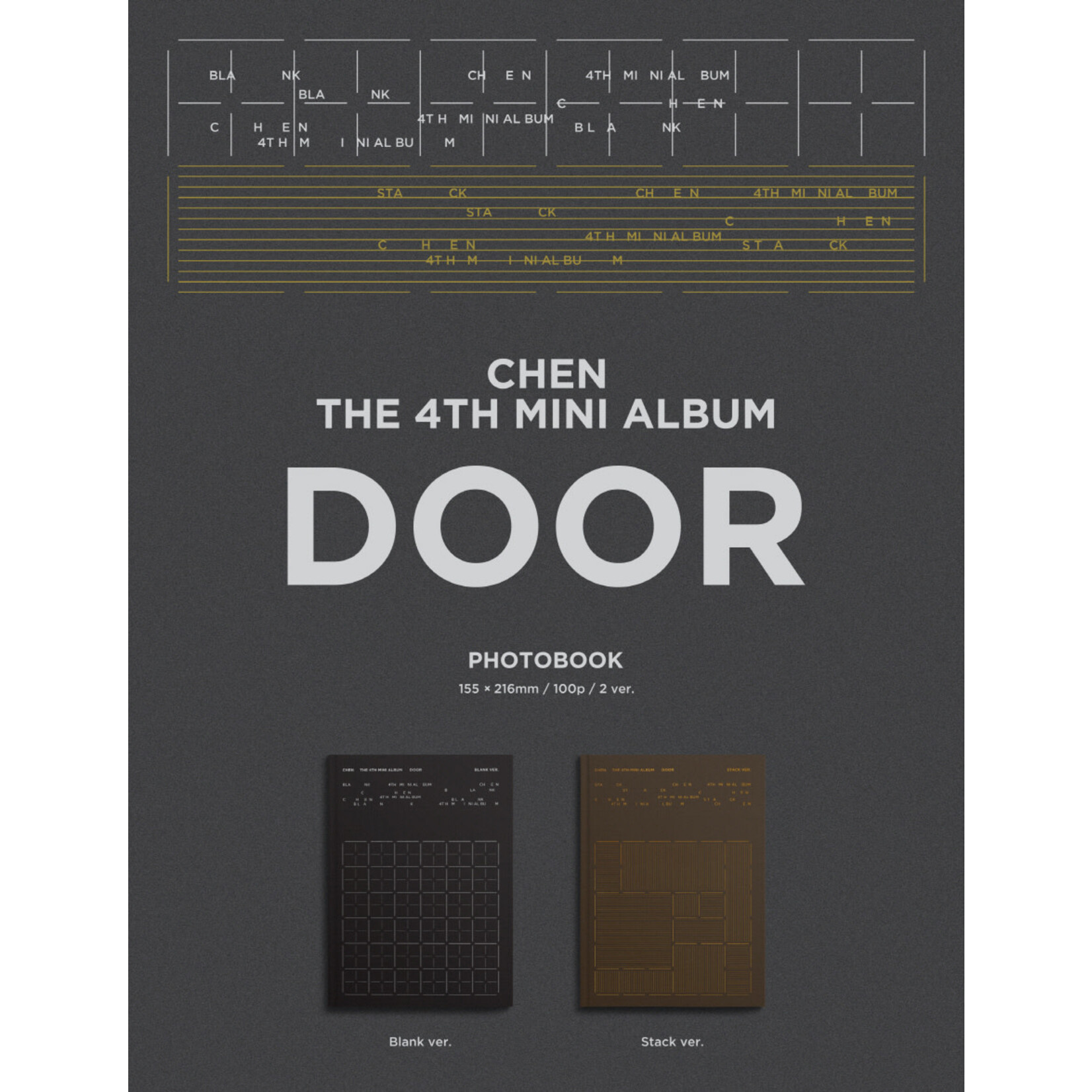 EXO CHEN - 4th Mini Album [DOOR] (Photobook ver) + Random Photocard (SW)