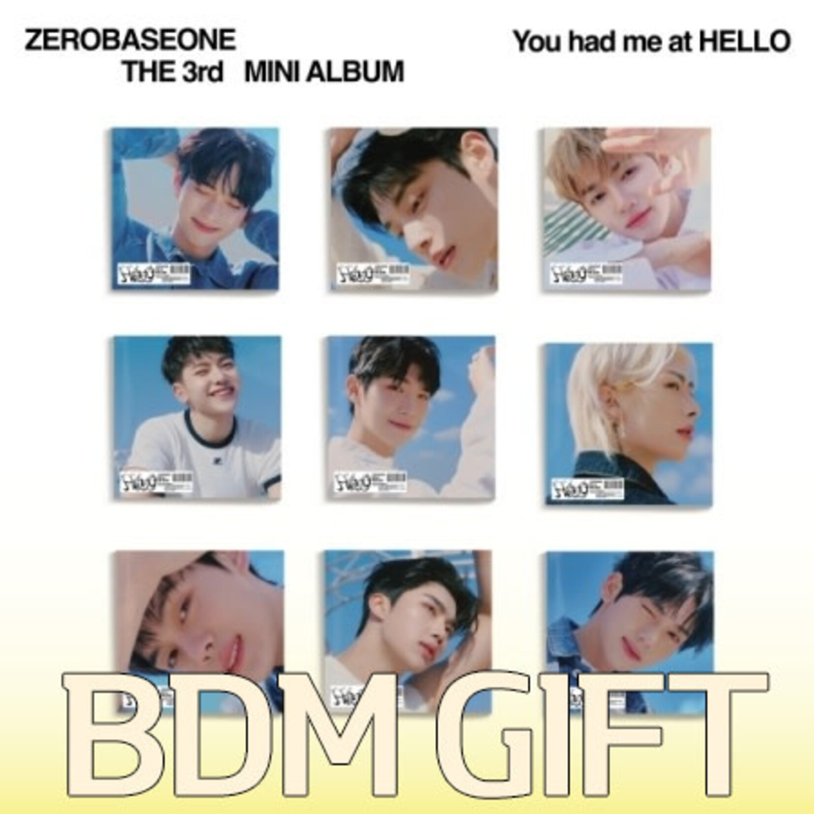 ZeroBaseOne ZEROBASEONE - You had me at HELLO [DIGIPACK ver.] + Random Photocard (BDM)