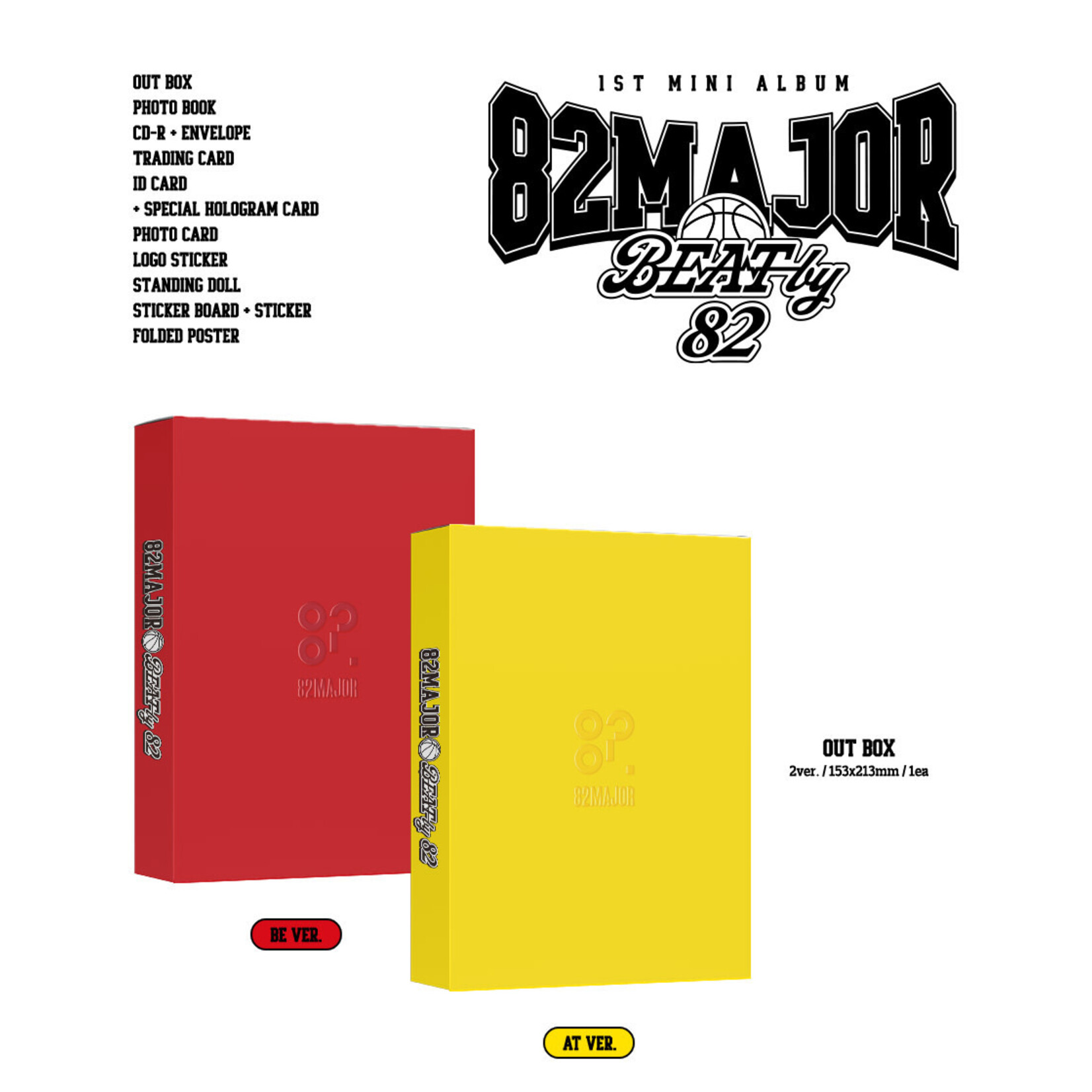 82MAJOR 82MAJOR - 1st Mini Album [BEAT by 82] (Photobook Ver.) + interAsia Exclusive Photocard