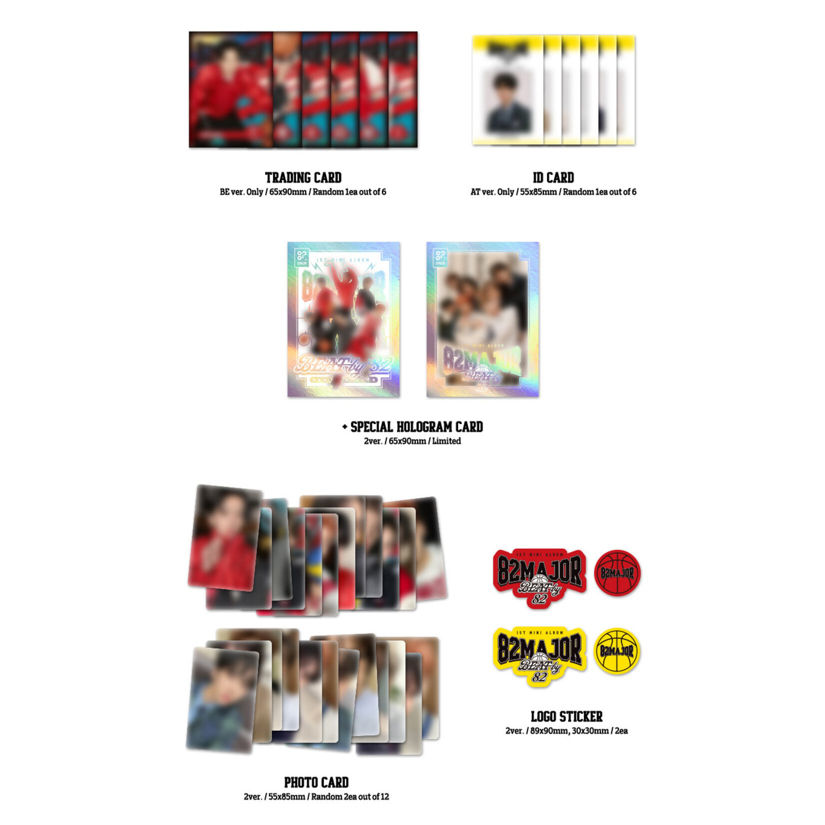 82MAJOR 82MAJOR - 1st Mini Album [BEAT by 82] (Photobook Ver.) + interAsia Exclusive Photocard