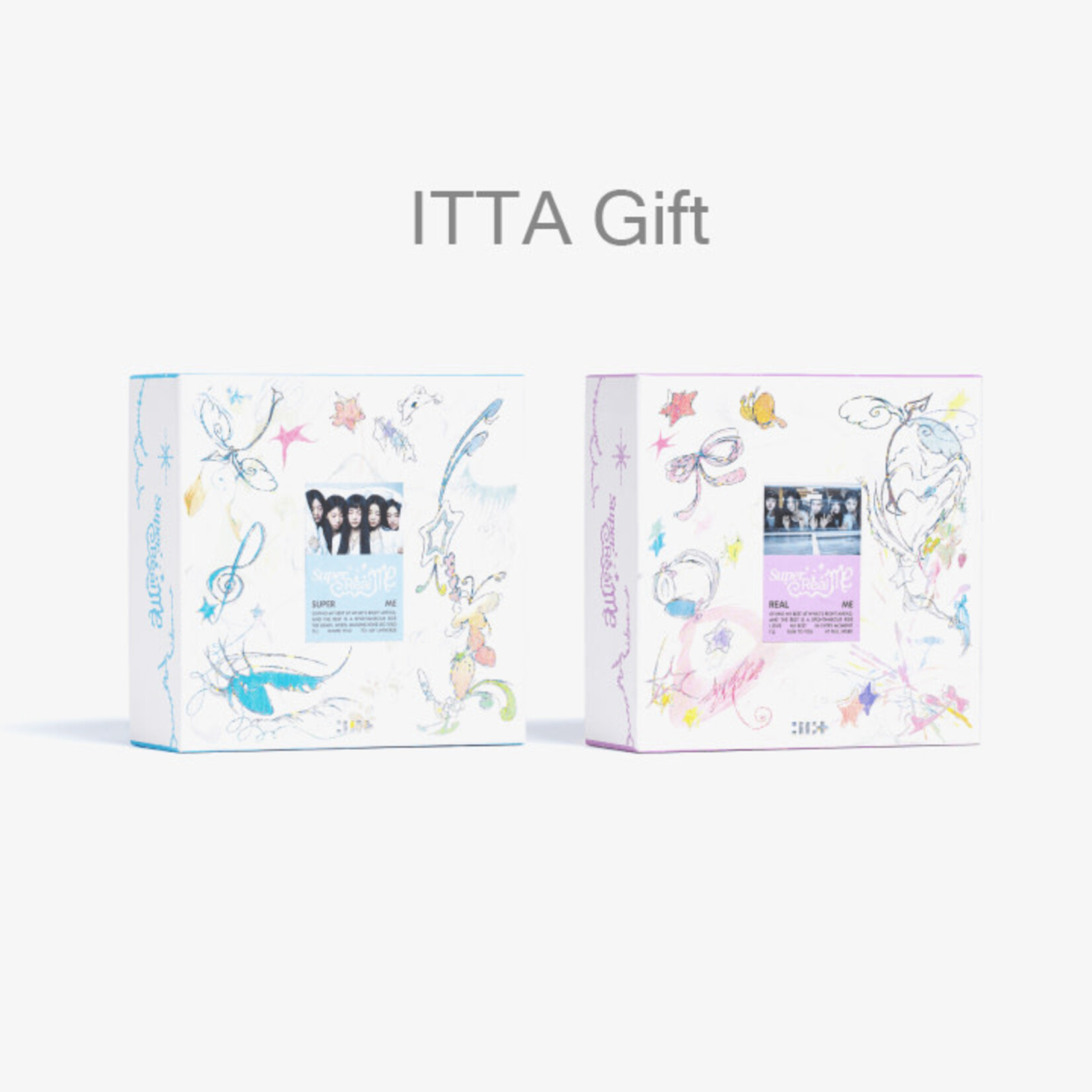 ILLIT [2nd LUCKY DRAW] ILLIT - 1st Mini Album [SUPER REAL ME] (Photobook Ver.) + Random Photocard (itta)