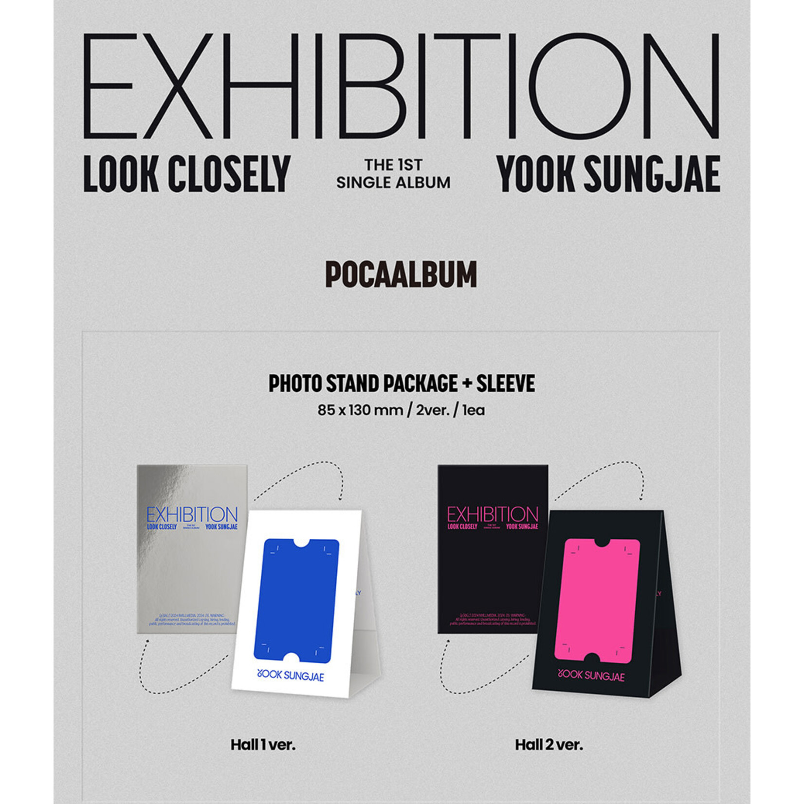 BtoB YOOK SUNGJAE - 1st Single Album [EXHIBITION : Look Closely] (POCA ALBUM)