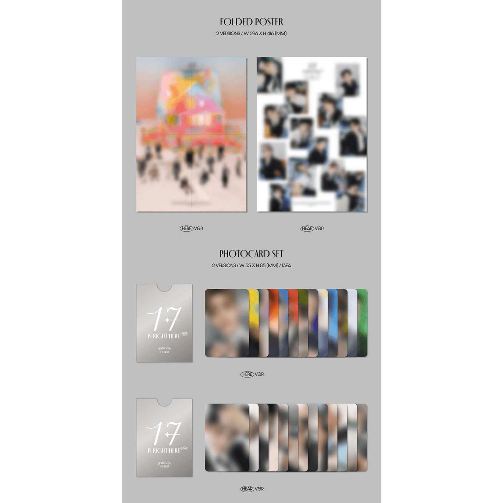 Seventeen SEVENTEEN - BEST ALBUM [17 IS RIGHT HERE] + Weverse Gift (WS)