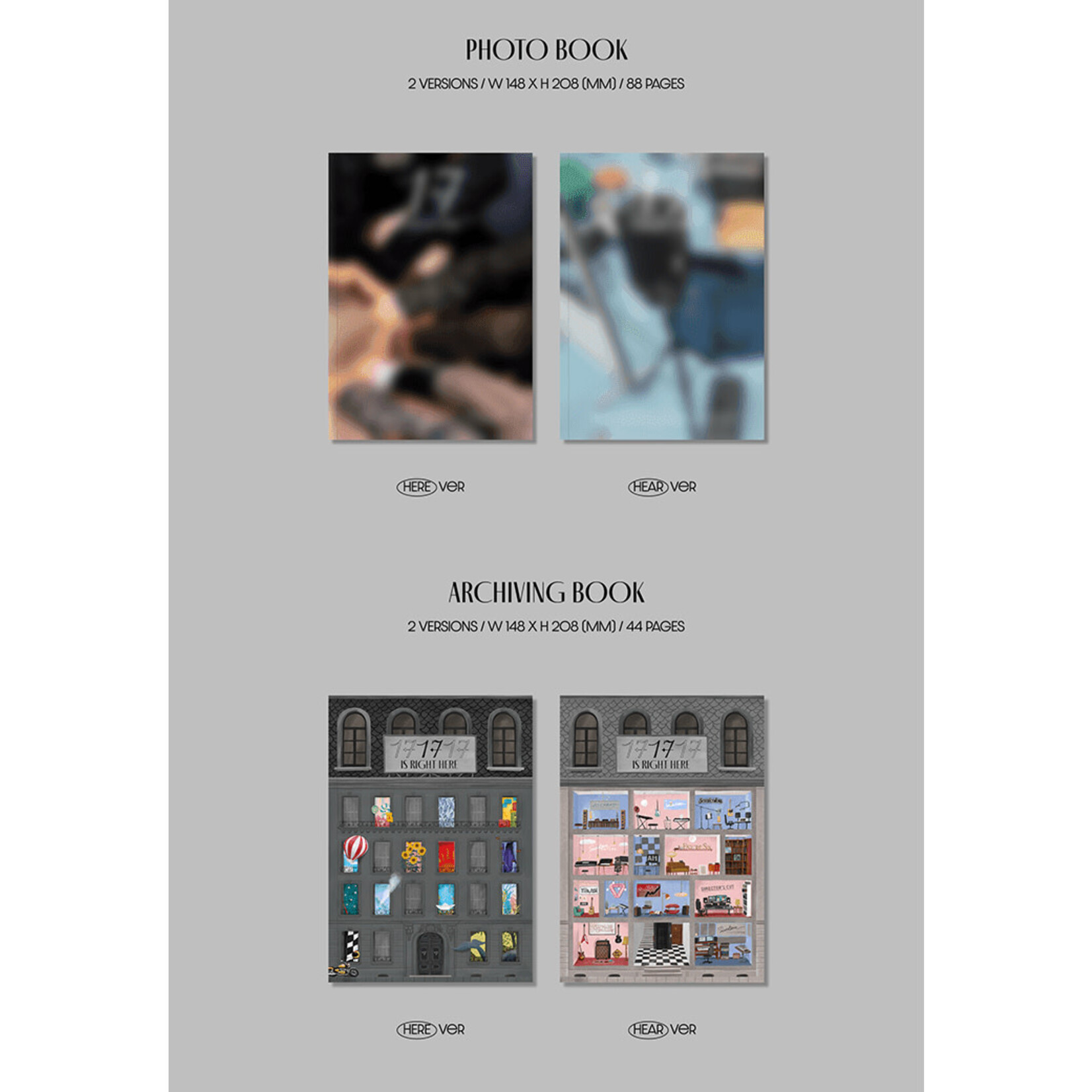 Seventeen [LUCKY DRAW] SEVENTEEN - BEST ALBUM [17 IS RIGHT HERE] (Photobook Ver.) + Random Photocard (SW)