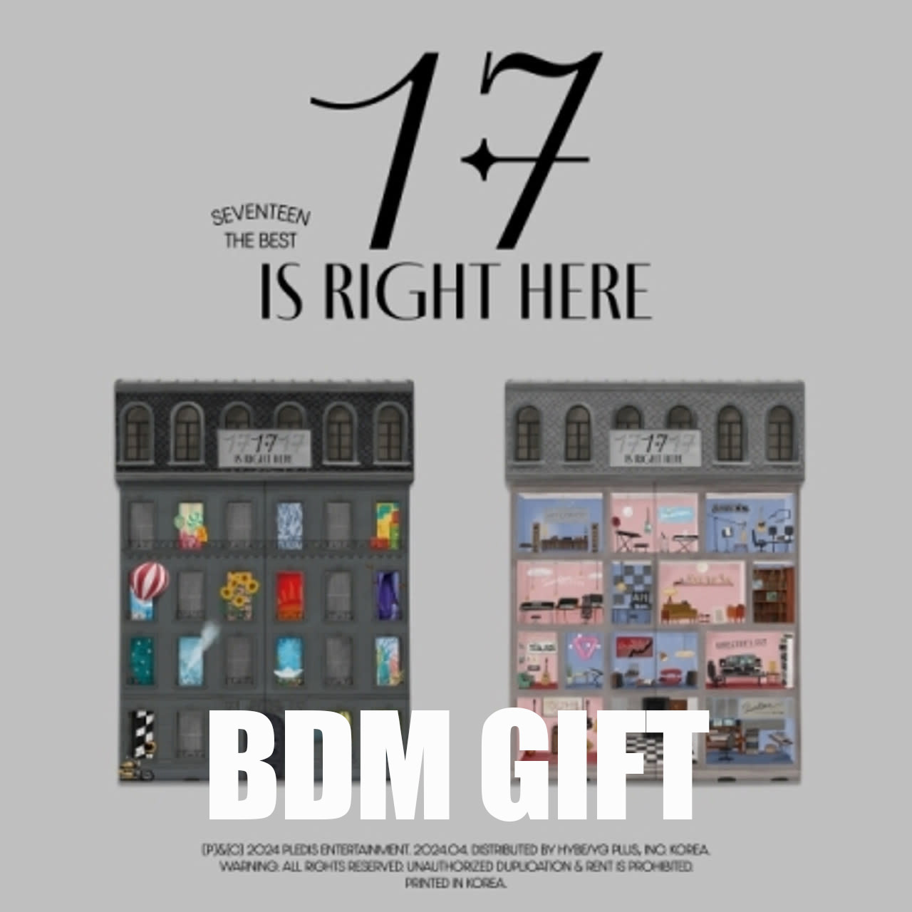 SEVENTEEN - BEST ALBUM [17 IS RIGHT HERE] + BDM Gift (BDM) - K-Town