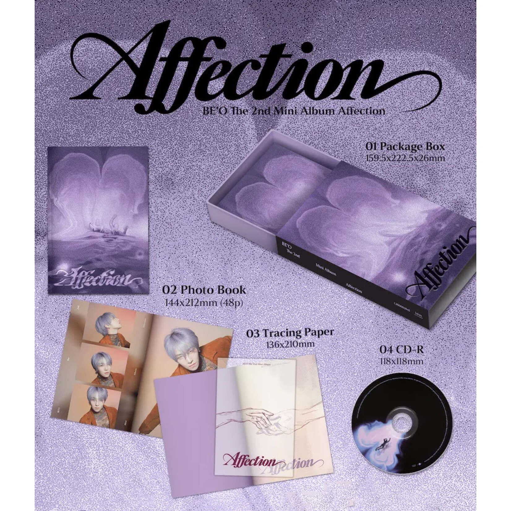 BE'O BE'O - The 2nd Mini Album : Affection [BOX ver.]