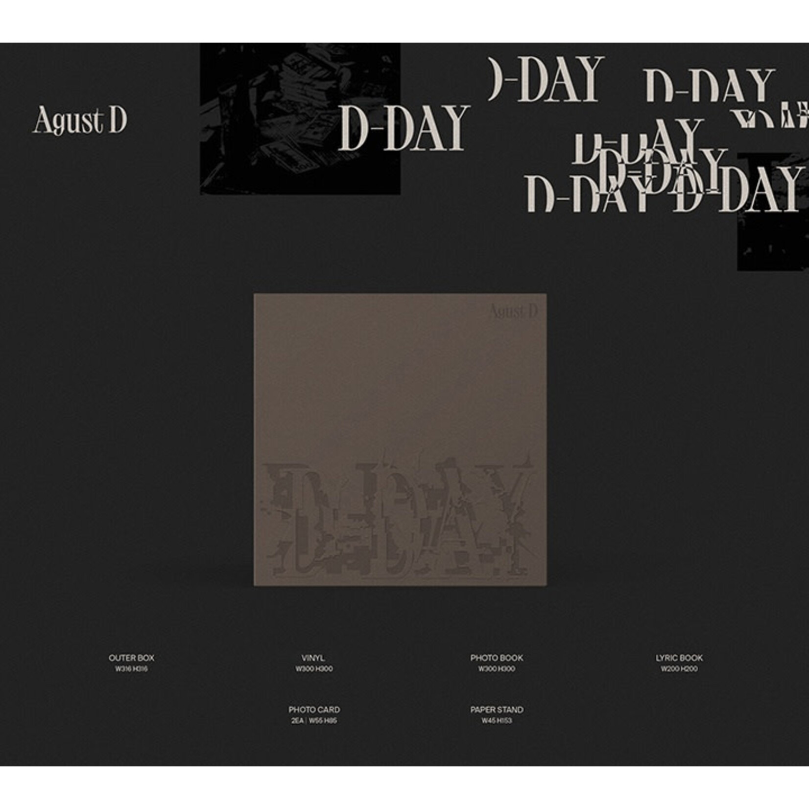 BTS Agust D - [D-DAY] (LP)