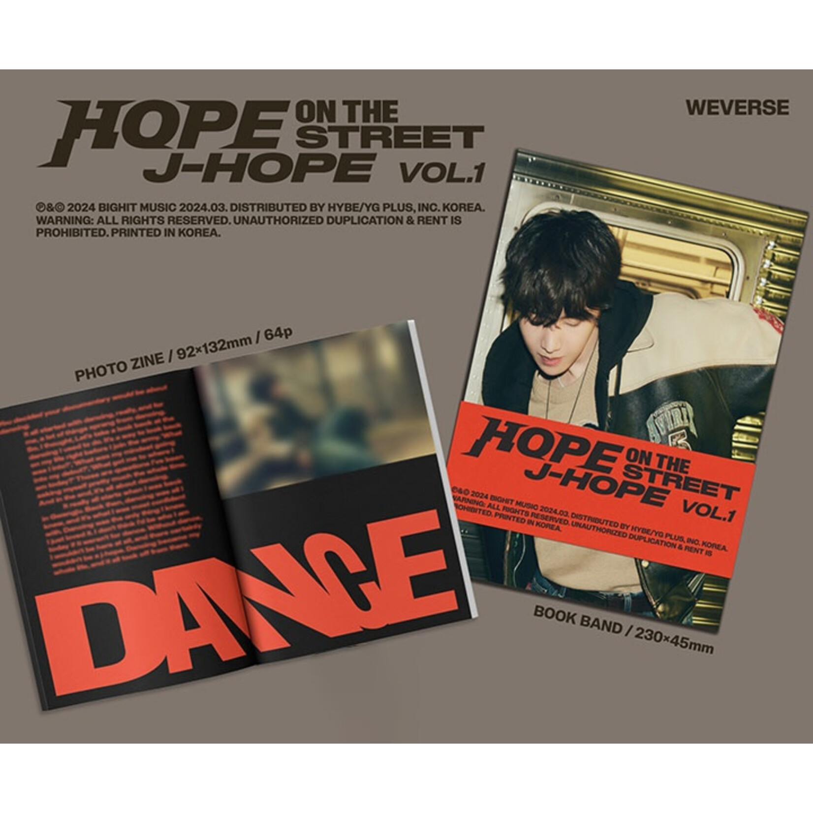 BTS J-HOPE - HOPE ON THE STREET VOL.1 (Weverse Albums ver.)