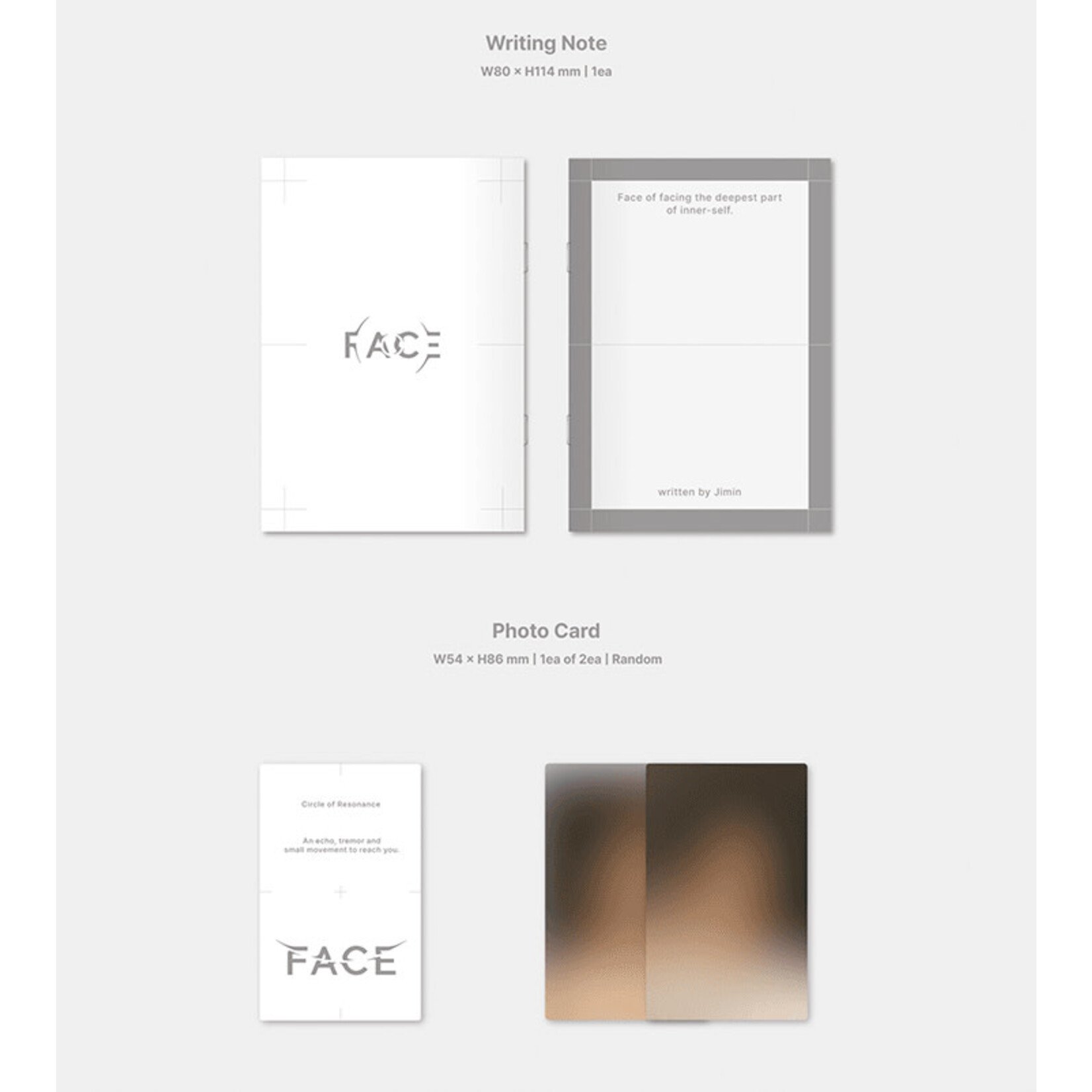 BTS JIMIN - [FACE] (Weverse Albums ver.)