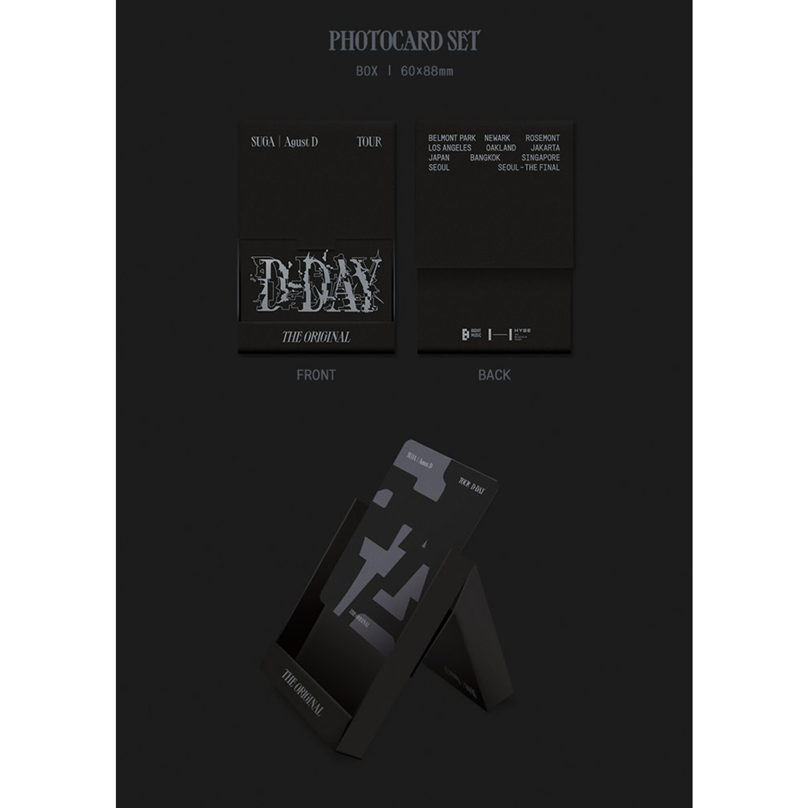 BTS SUGA (BTS) - Agust D TOUR 'D-DAY' The Original SET + Weverse Gift (WS)