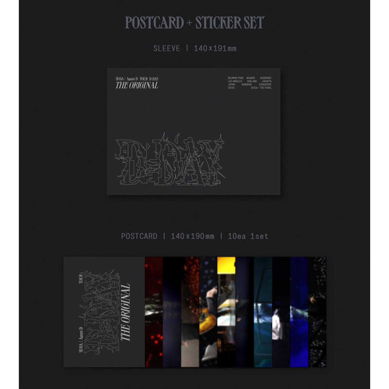 BTS SUGA (BTS) - Agust D TOUR 'D-DAY' The Original SET + Weverse Gift (WS)