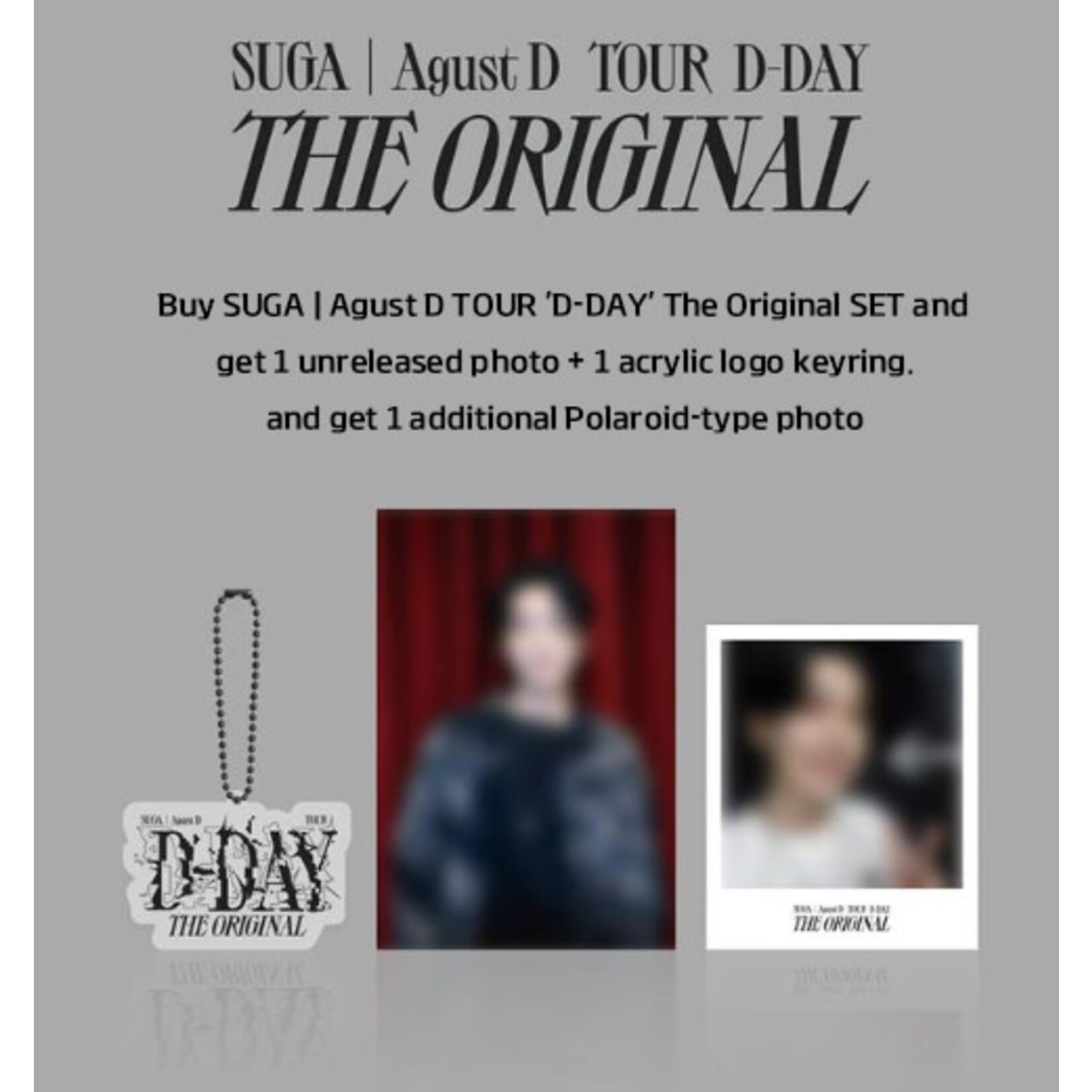 SUGA (BTS) - Agust D TOUR 'D-DAY' The Original SET + Weverse