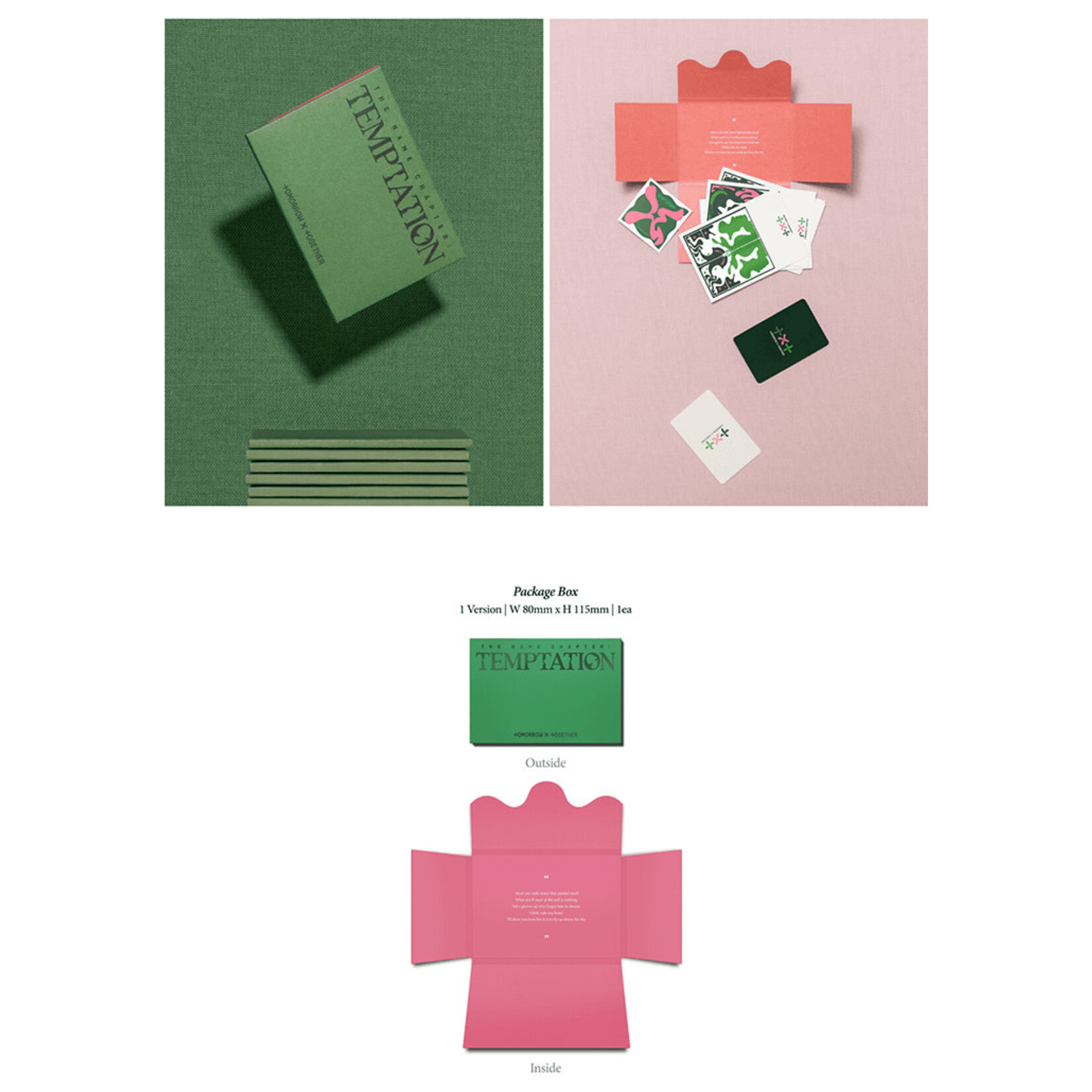 TXT TOMORROW X TOGETHER (TXT) - [TEMPTATION] (Weverse Albums ver.)