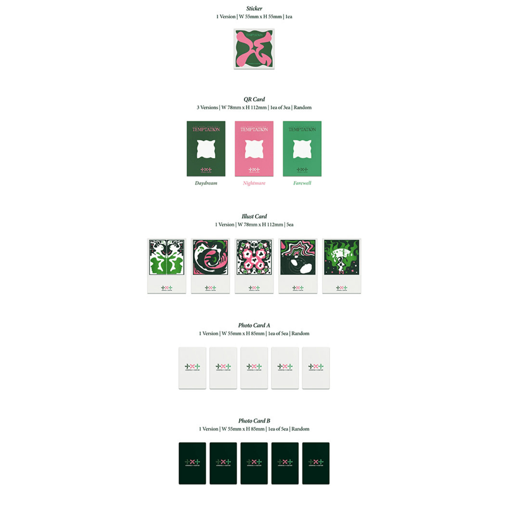 TXT TOMORROW X TOGETHER (TXT) - [TEMPTATION] (Weverse Albums ver.)