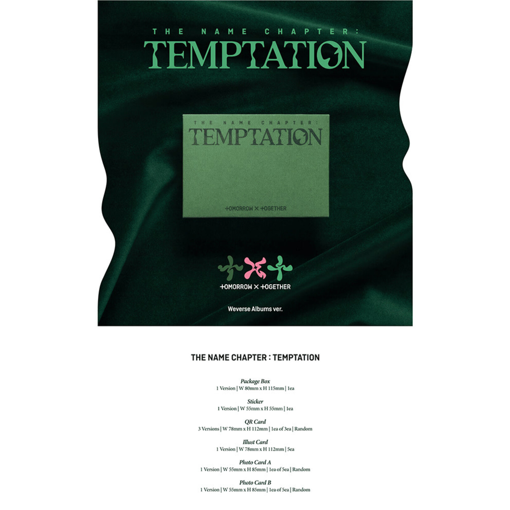 TXT TOMORROW X TOGETHER (TXT) - [TEMPTATION] (Weverse Albums ver.)