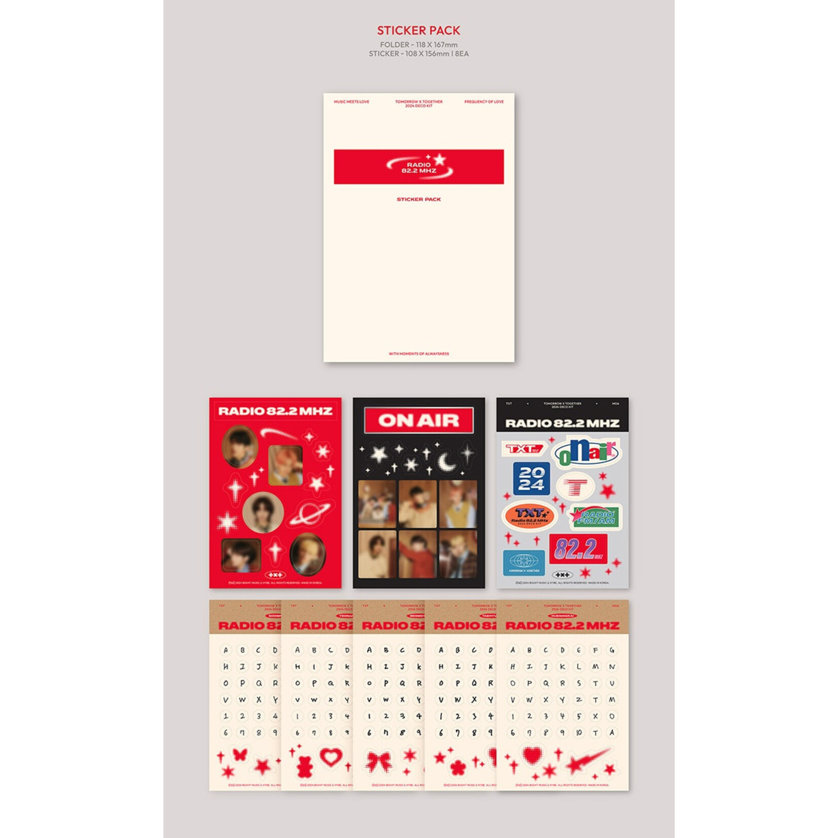 TXT TOMORROW X TOGETHER (TXT) - TOMORROW X TOGETHER 2024 DECO KIT