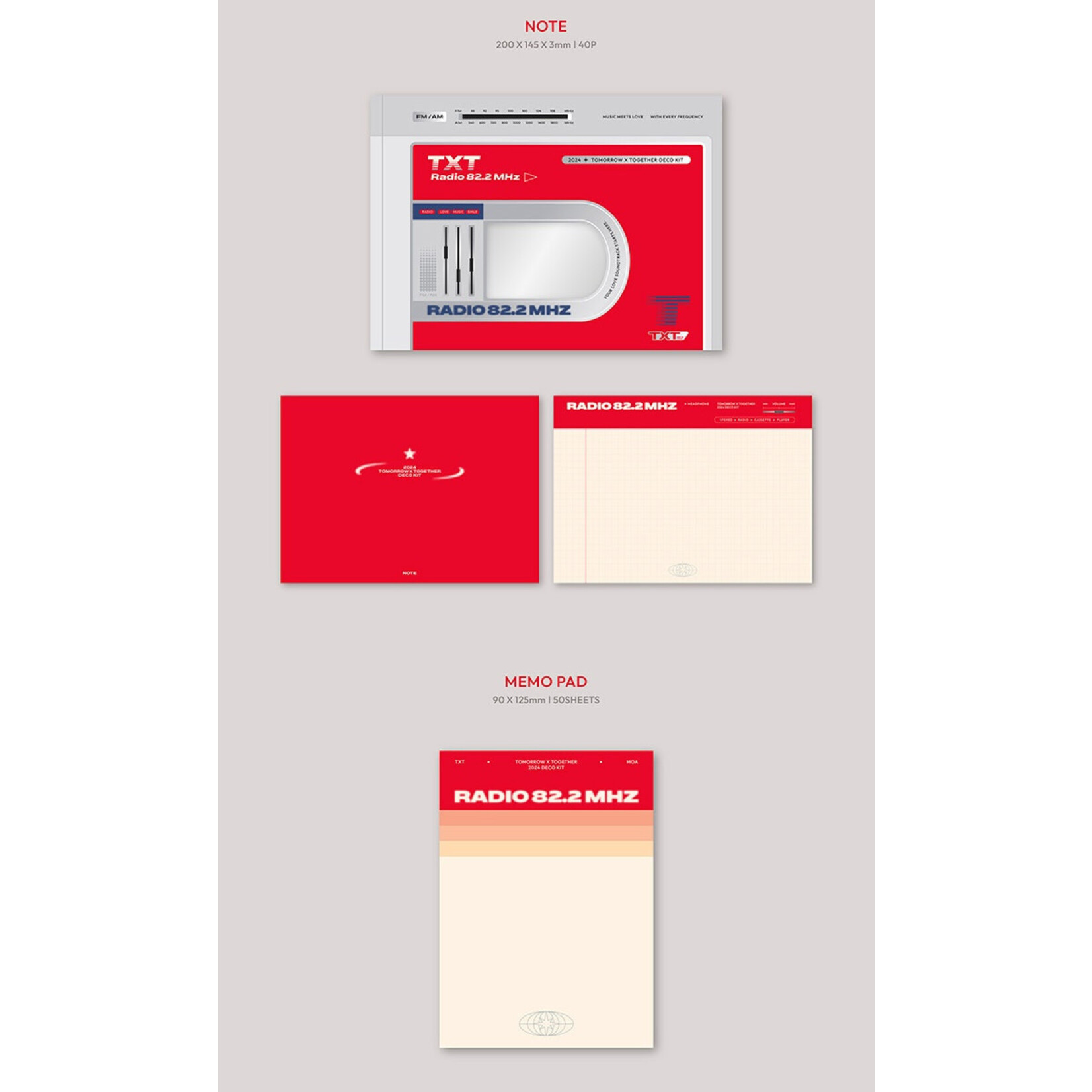 TXT TOMORROW X TOGETHER (TXT) - TOMORROW X TOGETHER 2024 DECO KIT