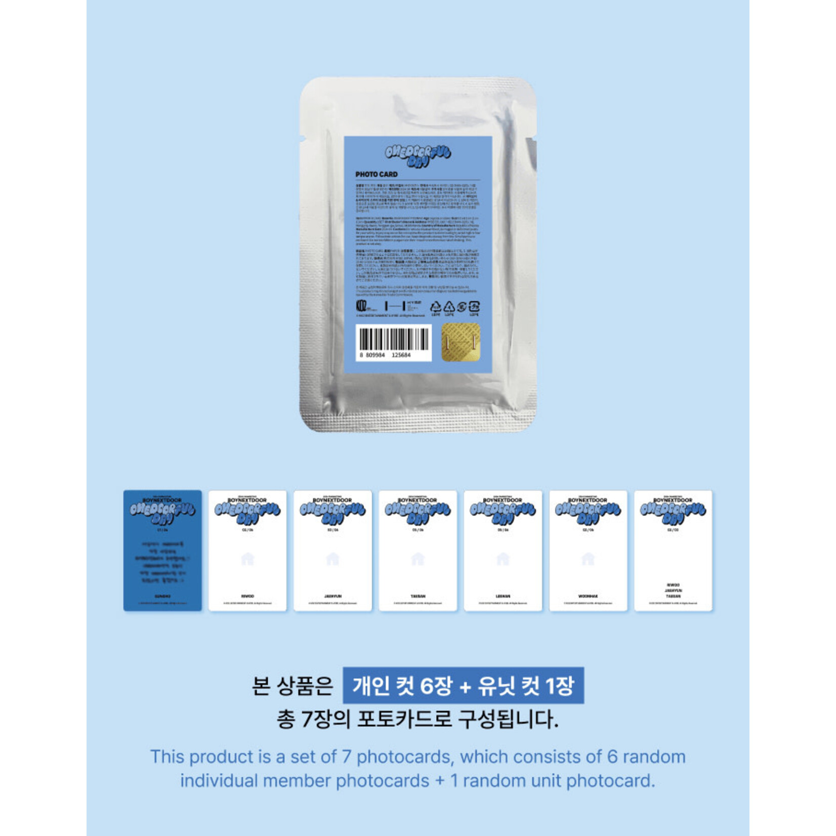 BoyNextDoor BOYNEXTDOOR - 2024 BOYNEXTDOOR FAN MEETING 'ONEDOORful Day' PHOTO CARD