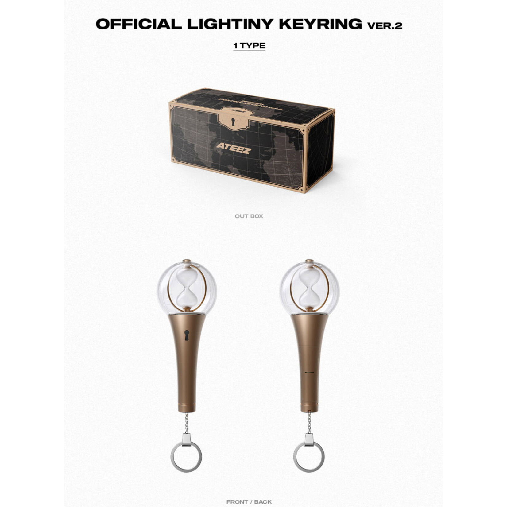 ATEEZ ATEEZ - OFFICIAL LIGHTINY KEYRING ver.2