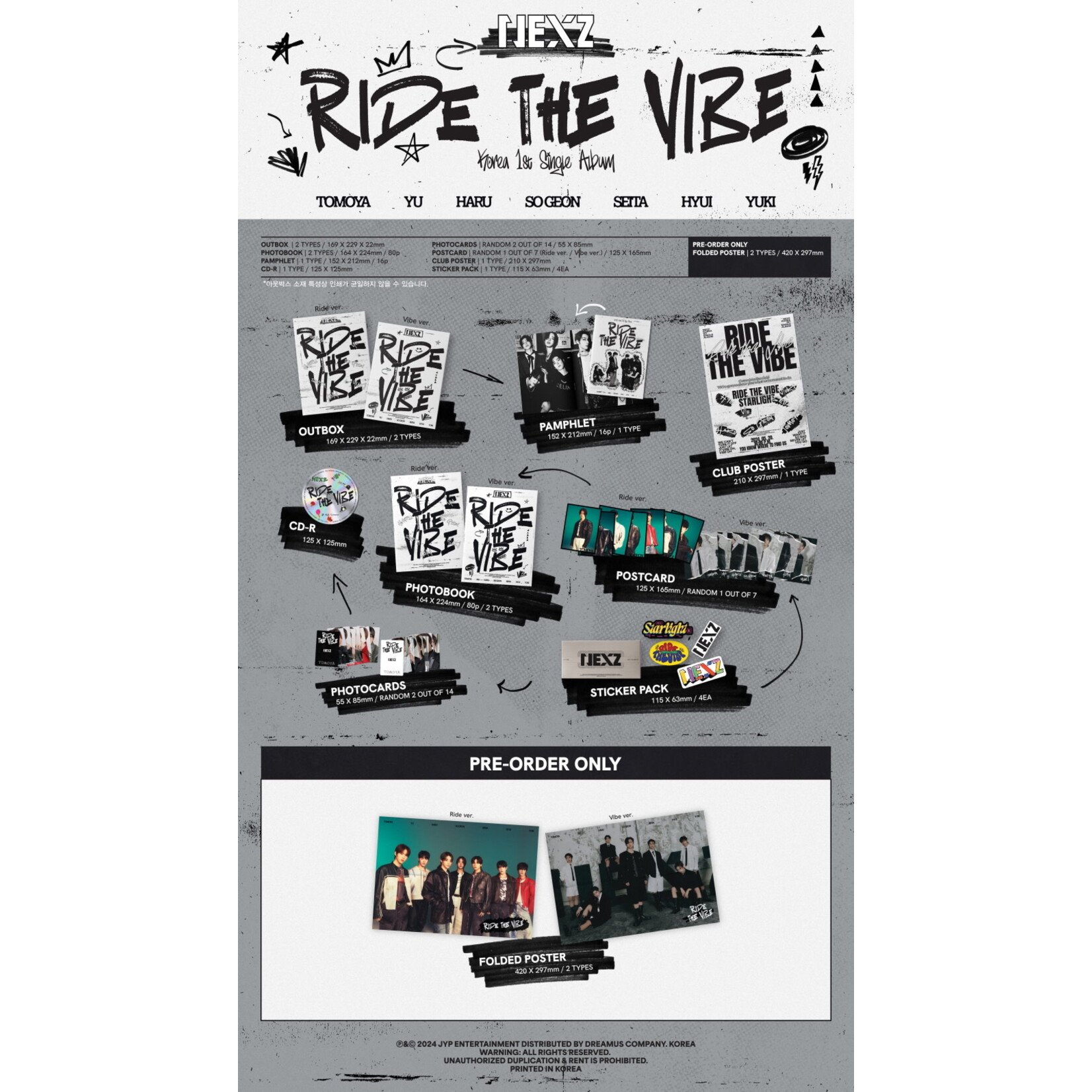 NEXZ NEXZ - The 1st Single Album [Ride the Vibe] (Photobook ver)