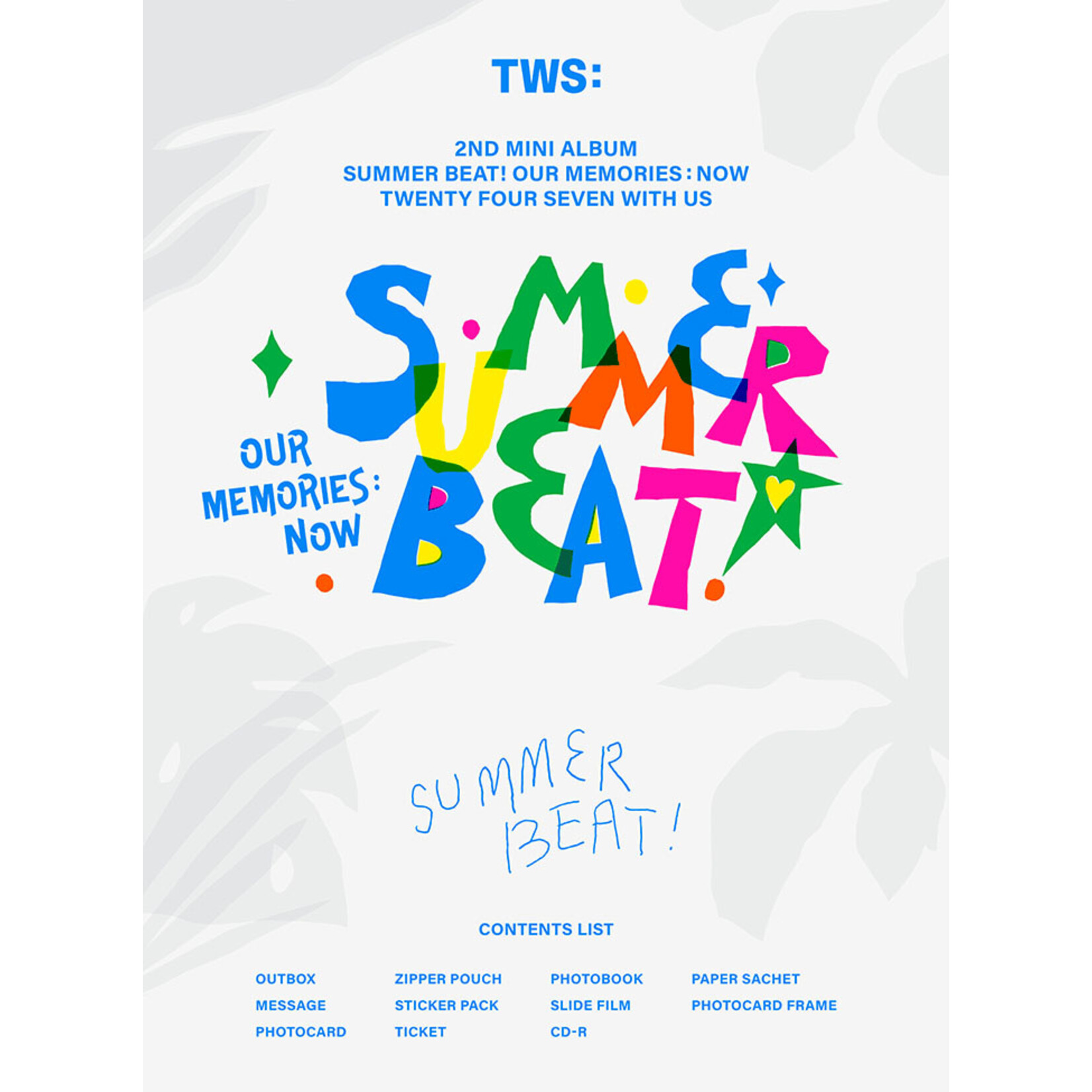 TWS TWS - 2nd Mini Album [SUMMER BEAT!] (Photobook ver) + Weverse Gift (WS)