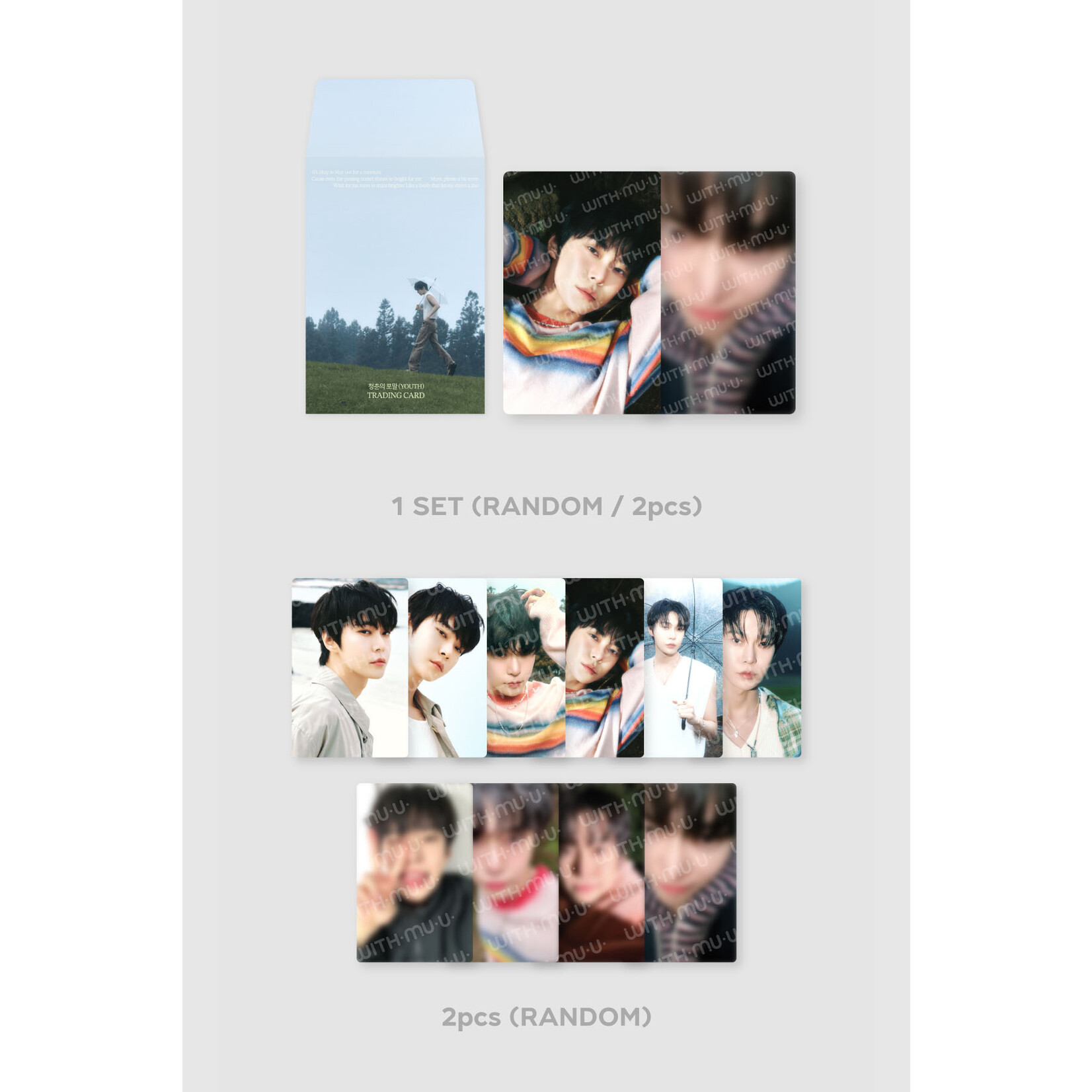 NCT DOYOUNG (NCT) - 청춘의 포말(YOUTH) - RANDOM TRADING CARD SET