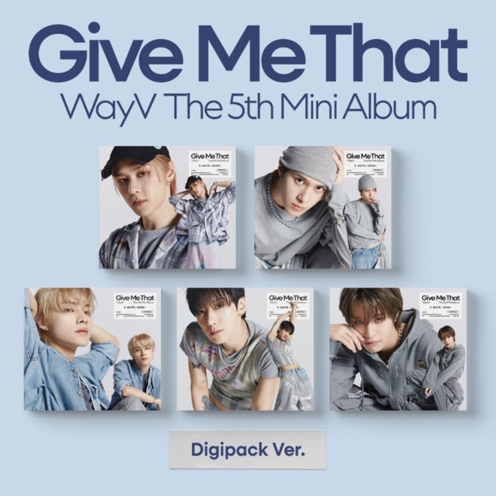 NCT WayV - 5th Mini Album [Give Me That] (Digipack Ver.)