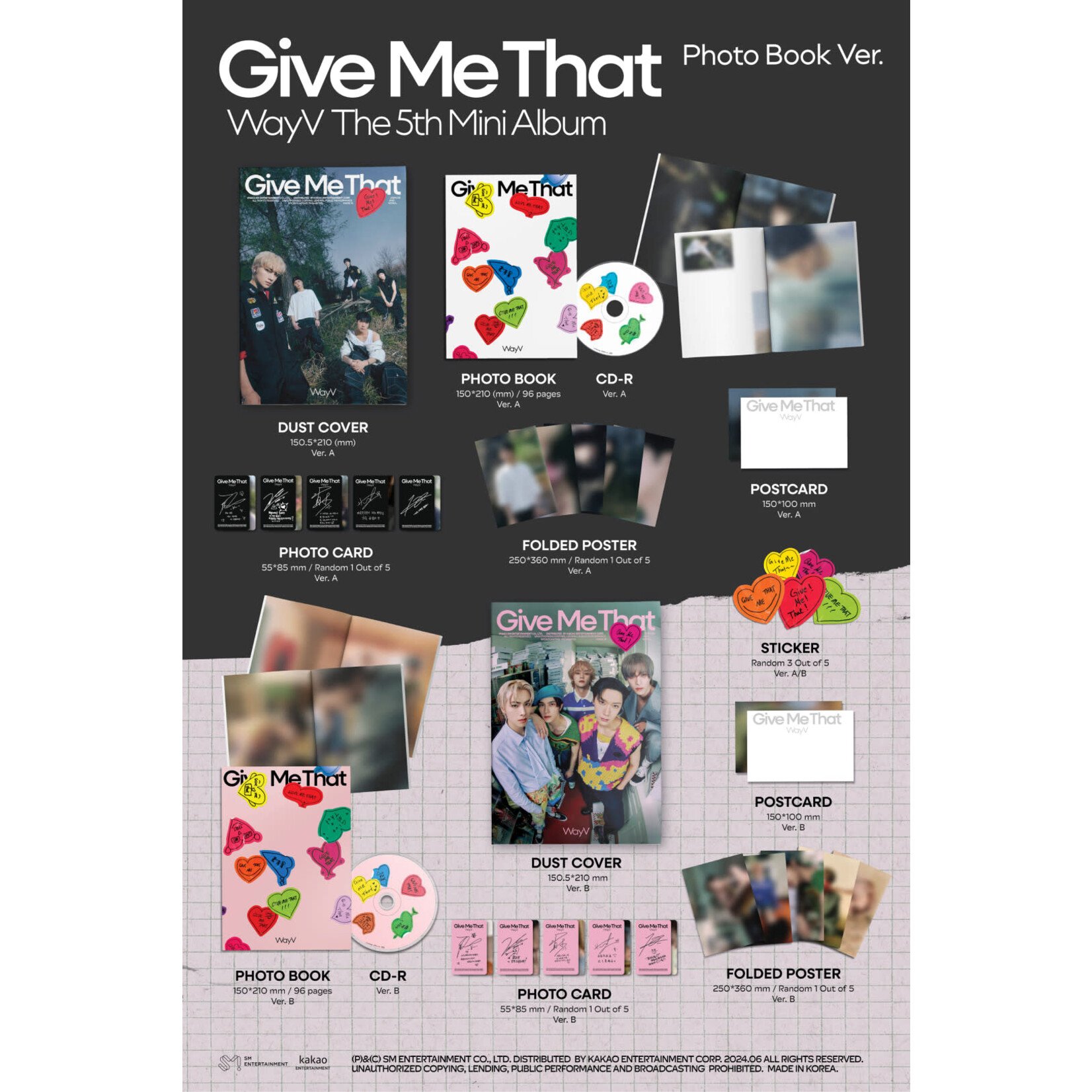 NCT WayV - 5th Mini Album [Give Me That] (Photobook Ver.)