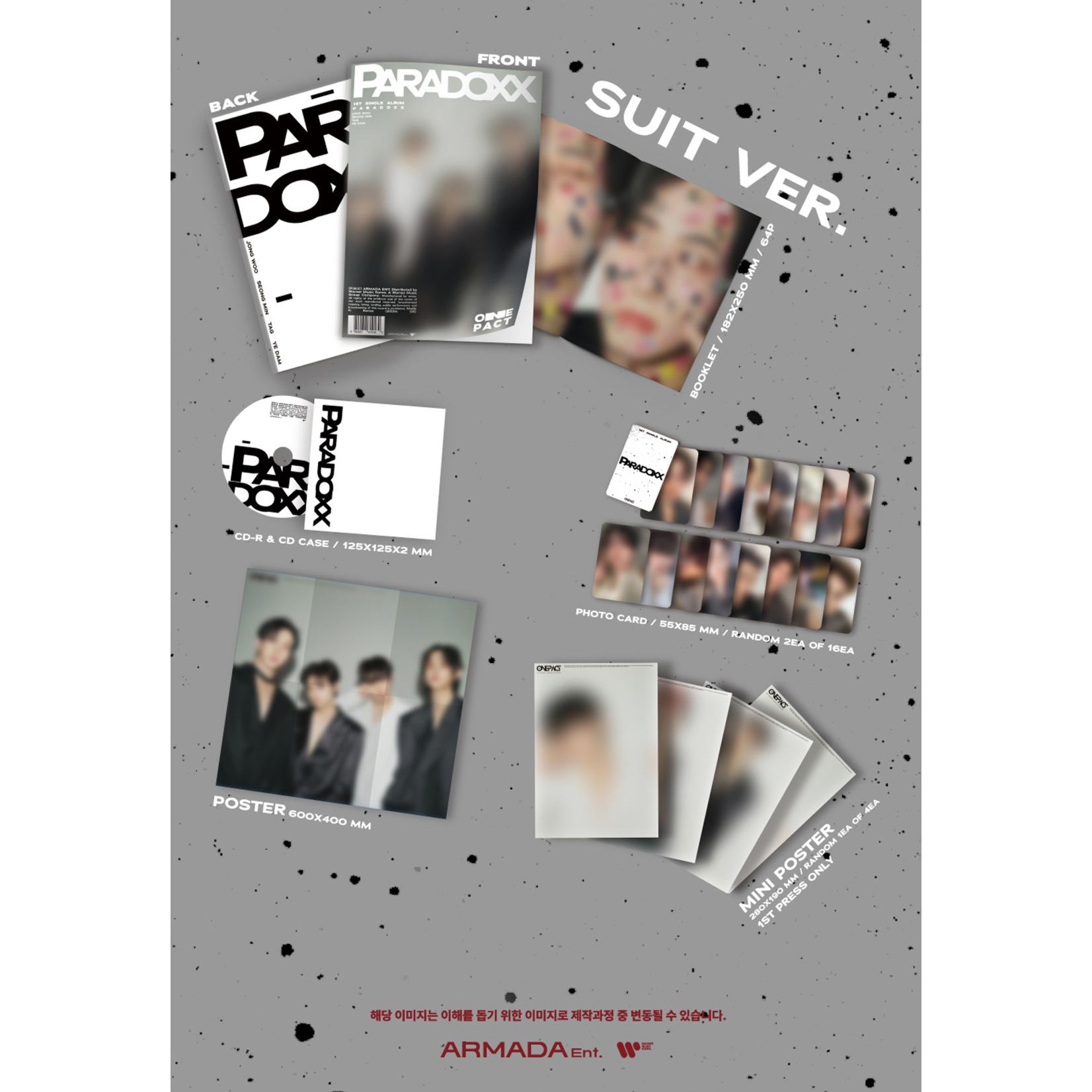 One Pact ONE PACT - 1ST SINGLE ALBUM [PARADOXX] (Photobook Ver.)