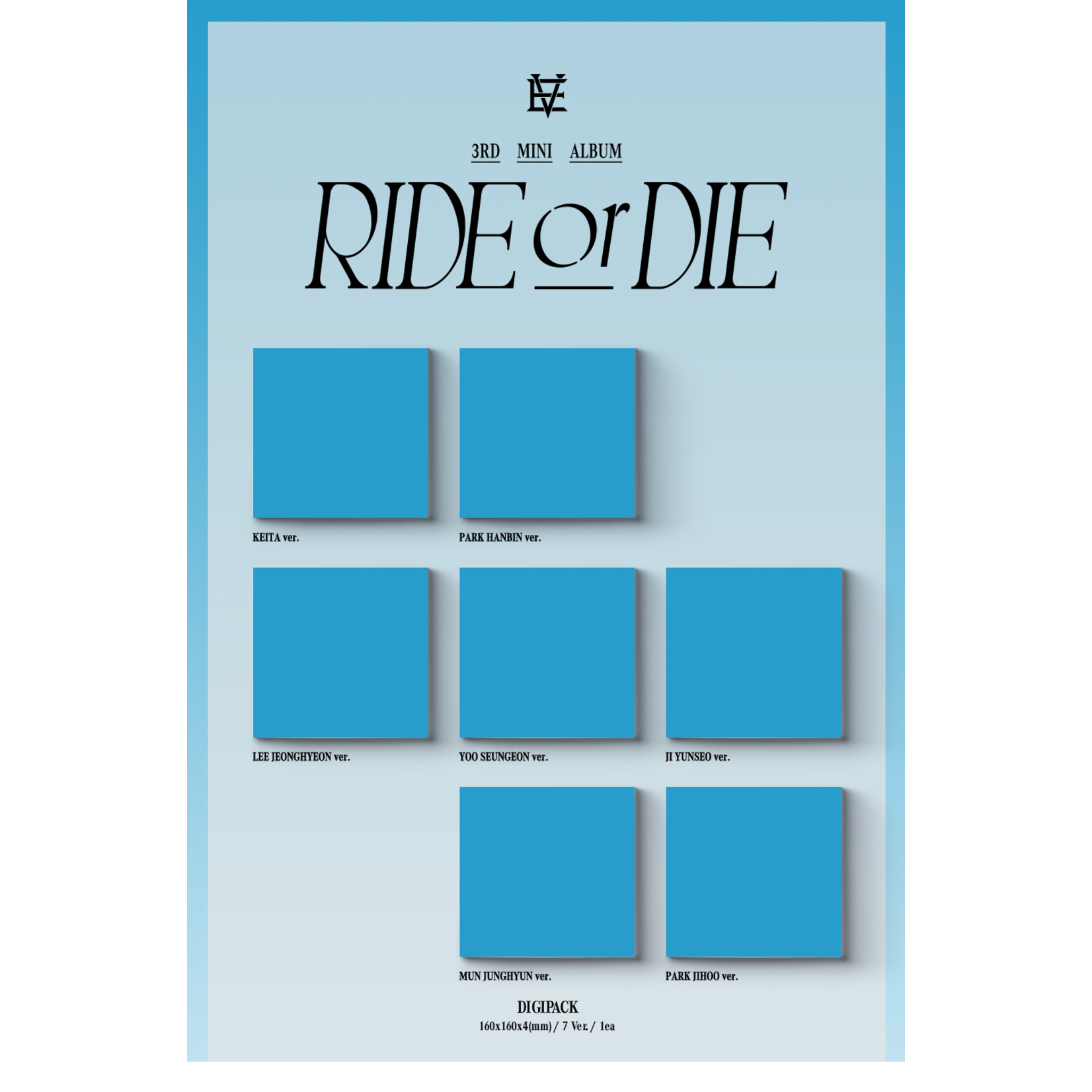 EVNNE EVNNE - 3rd Mini Album [RIDE or DIE] (Digipack VER.)