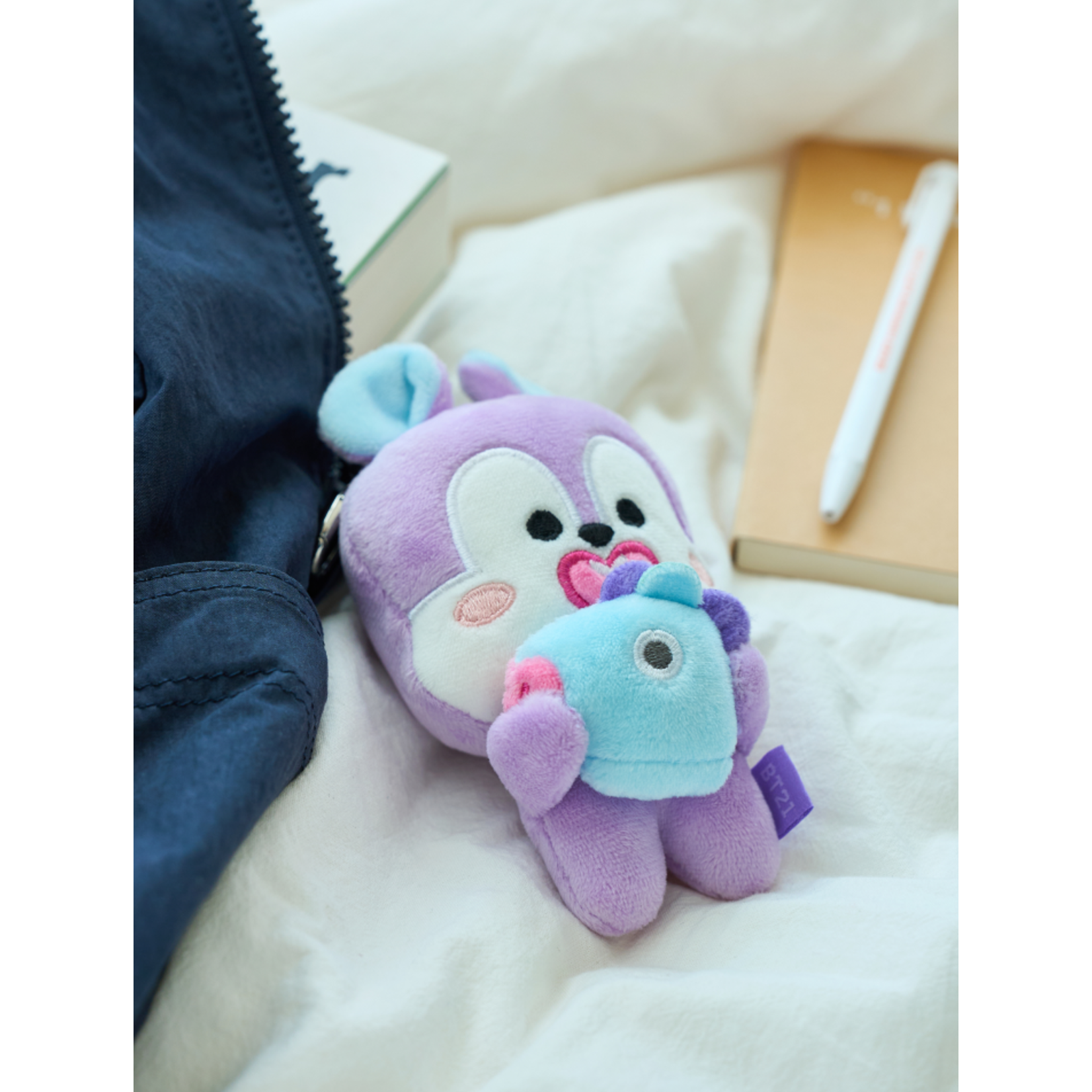 BTS BT21 - MANG BASIC DOLL KEYRING WITH MASK