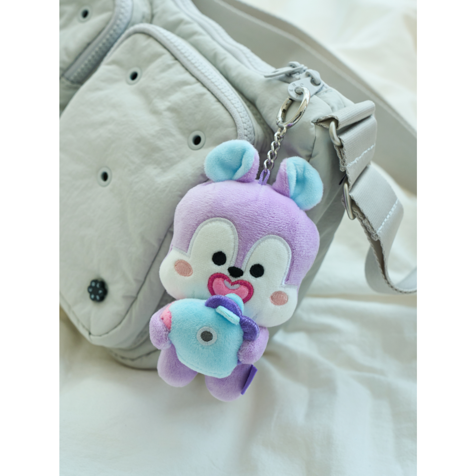 BTS BT21 - MANG BASIC DOLL KEYRING WITH MASK