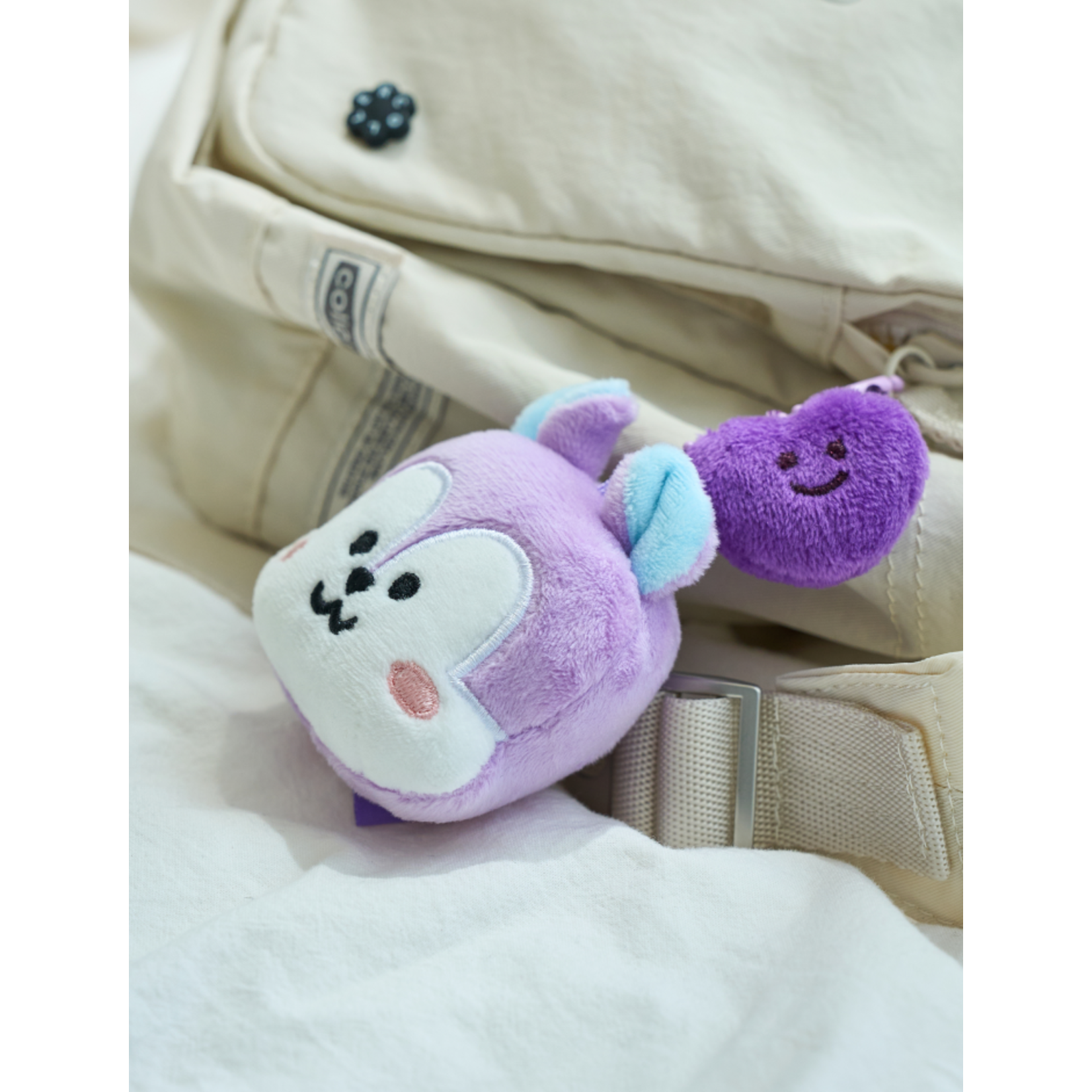 BTS BT21 - MANG BASIC FACE DOLL KEYRING (Basic)