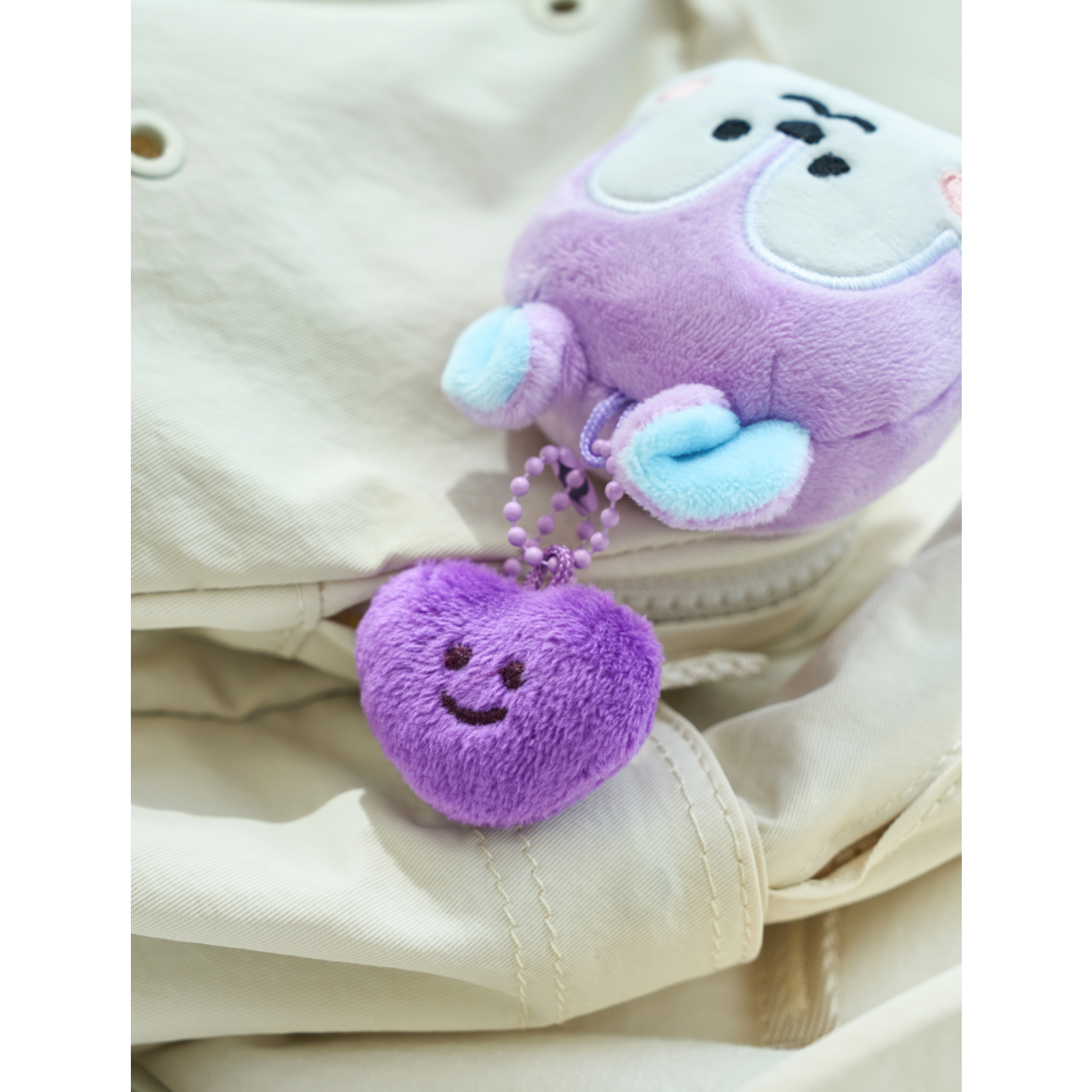 BTS BT21 - MANG BASIC FACE DOLL KEYRING (Basic)
