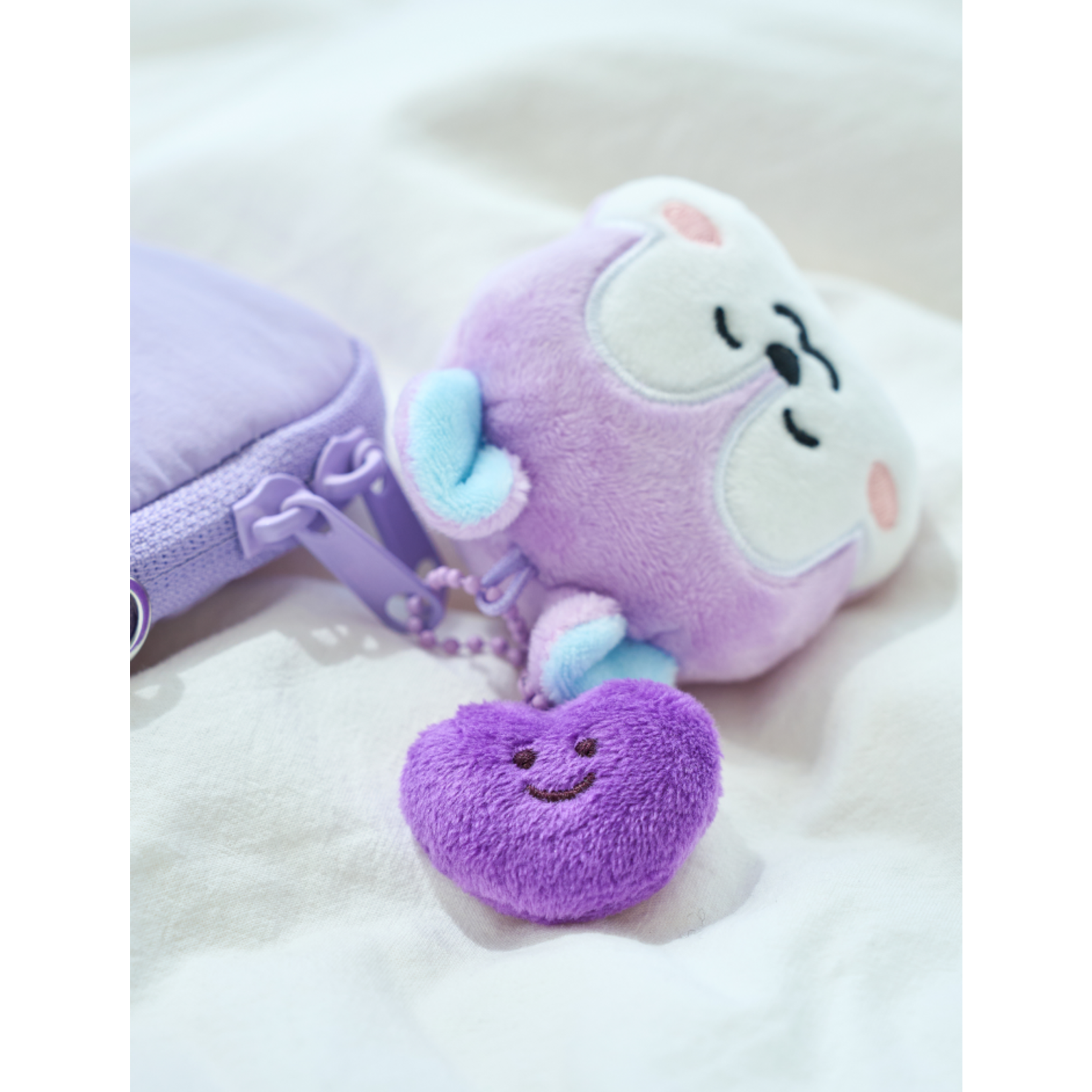 BTS BT21 - MANG BASIC FACE DOLL KEYRING (Smile)