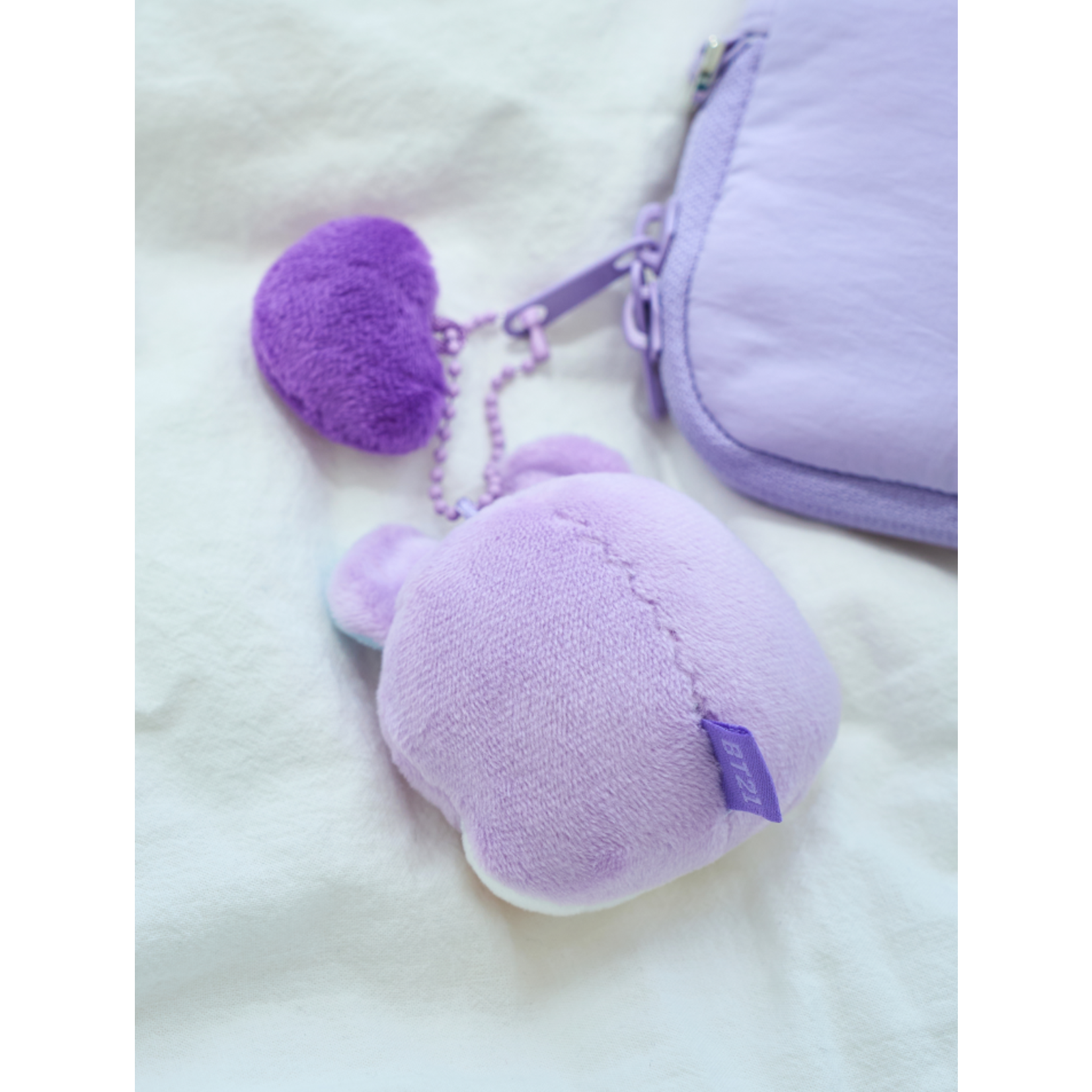 BTS BT21 - MANG BASIC FACE DOLL KEYRING (Smile)
