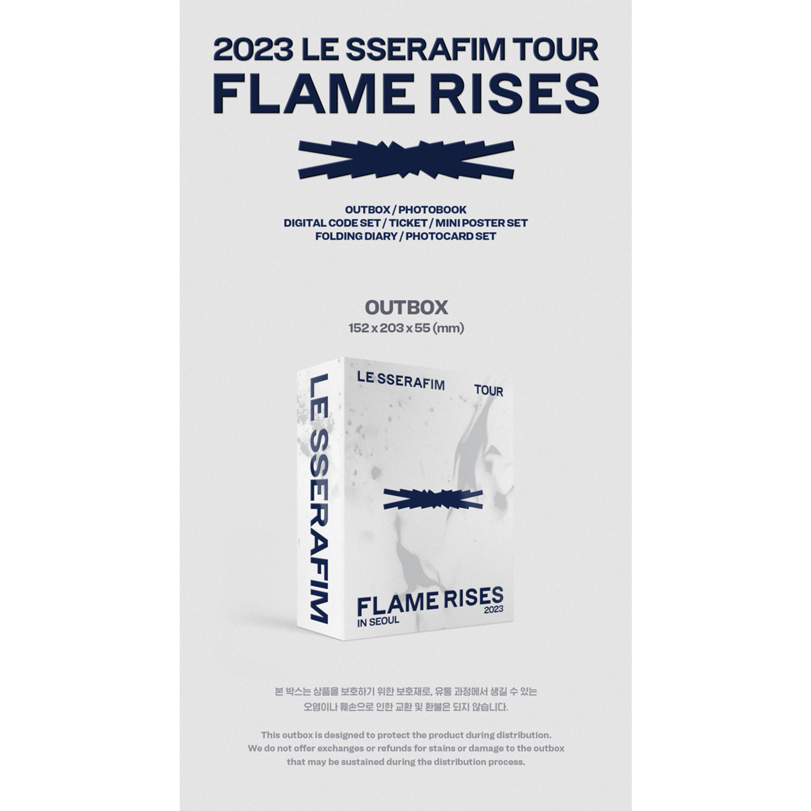 LE SSERAFIM - 2023 LE SSERAFIM TOUR [FLAME RISES' IN SEOUL