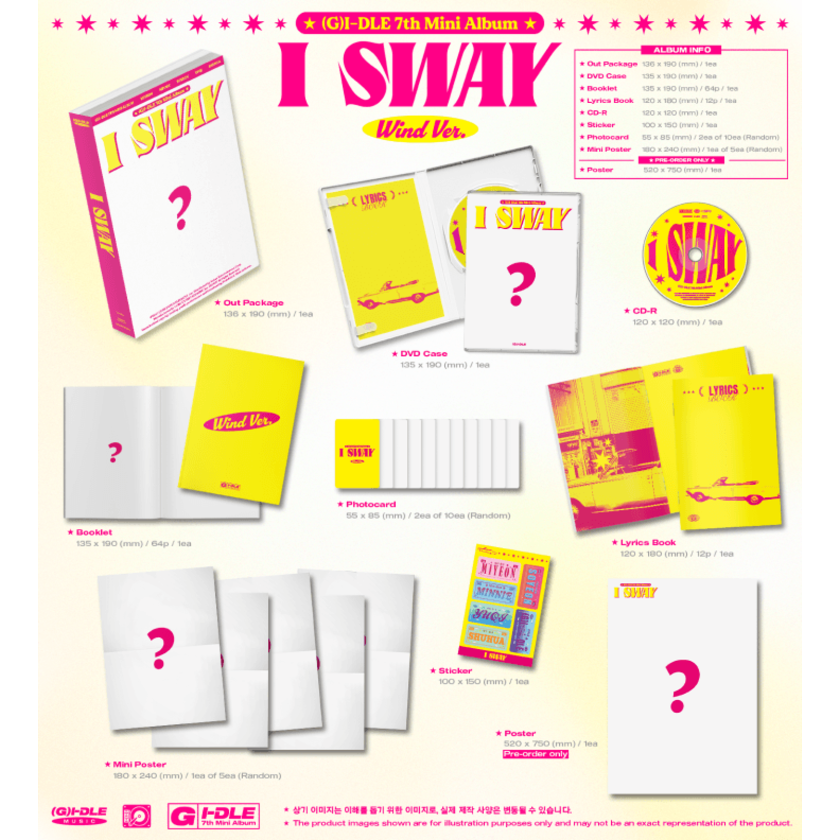 (G)I-DLE (G)I-DLE - 7th Mini Album [I SWAY] (Photobook Ver.)