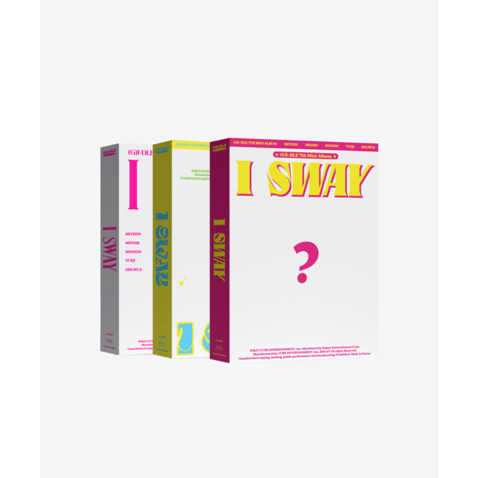 i-dle* (G)I-DLE - 7th Mini Album [I SWAY] (Photobook Ver.) + Weverse Gift (WS)