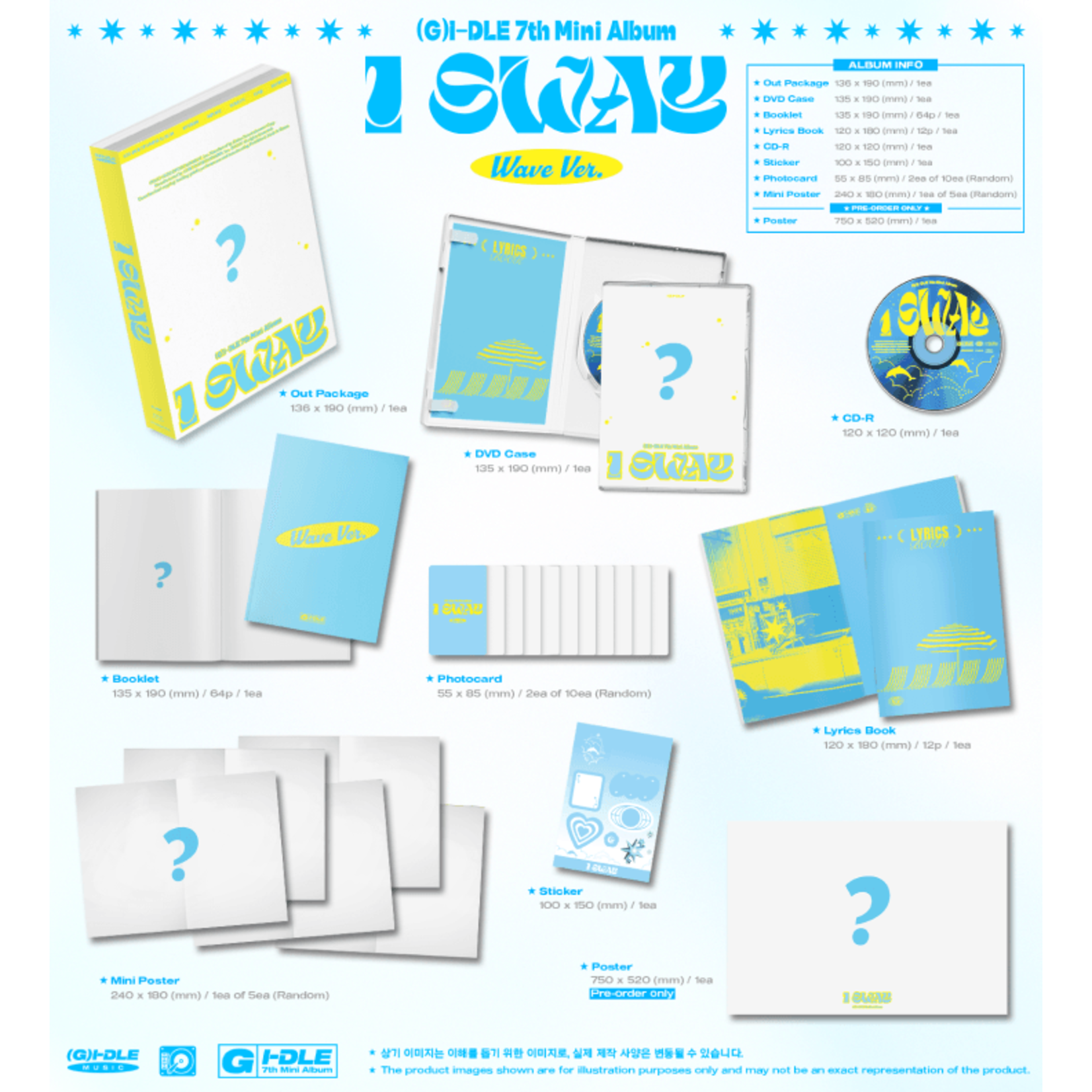 (G)I-DLE (G)I-DLE - 7th Mini Album [I SWAY] (Photobook Ver.) + Weverse Gift (WS)