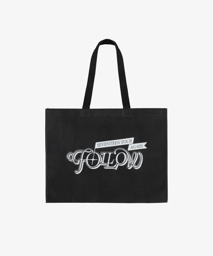 SEVENTEEN - SEVENTEEN  FOLLOW トートバッグ　黒 Amazon.co.jp: seventeen follow トートバッグ 黒 ブラック