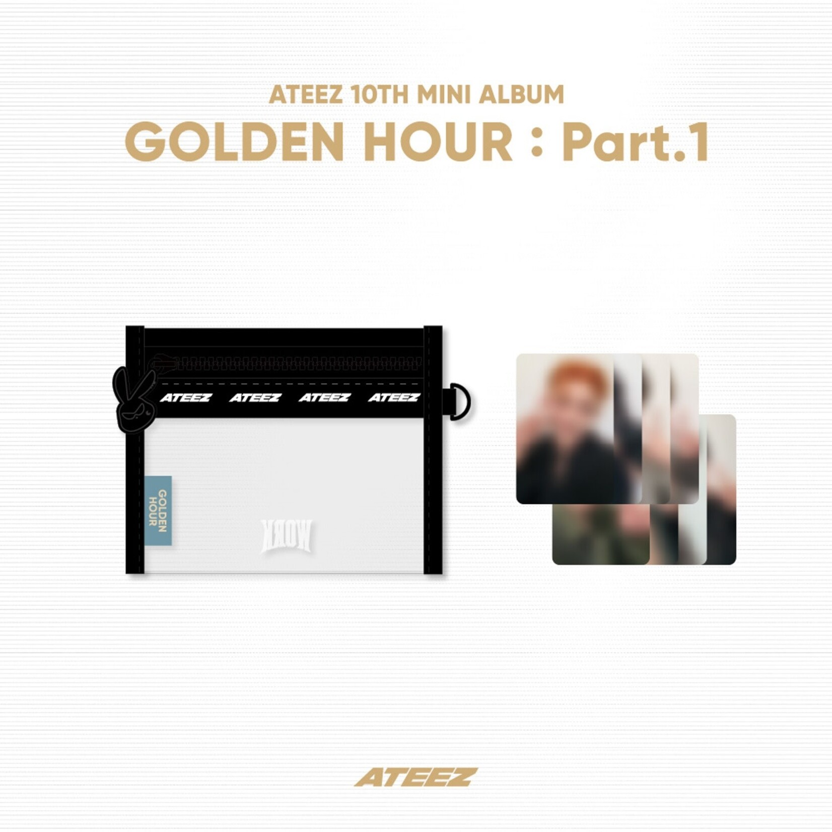 ATEEZ ATEEZ - '[GOLDEN HOUR : Part.1] OFFICIAL MD' MINI POUCH