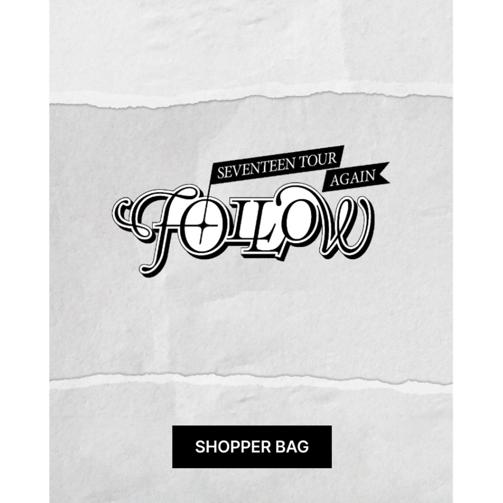 Seventeen SEVENTEEN - TOUR 'FOLLOW' AGAIN TO INCHEON Shopper Bag