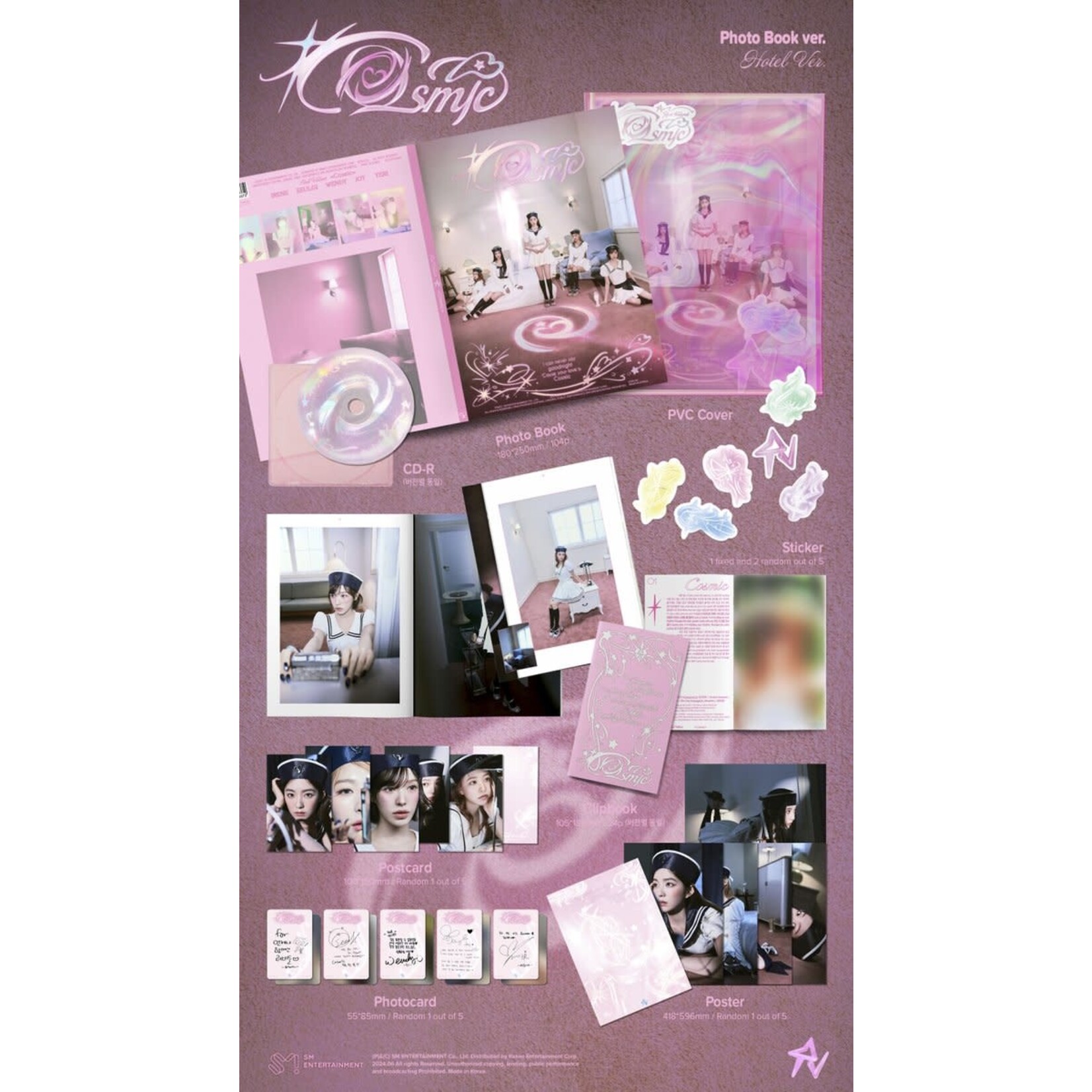 Red Velvet Red Velvet - [Cosmic] (Photo Book Ver.) + Random Photocard (MAKESTAR)