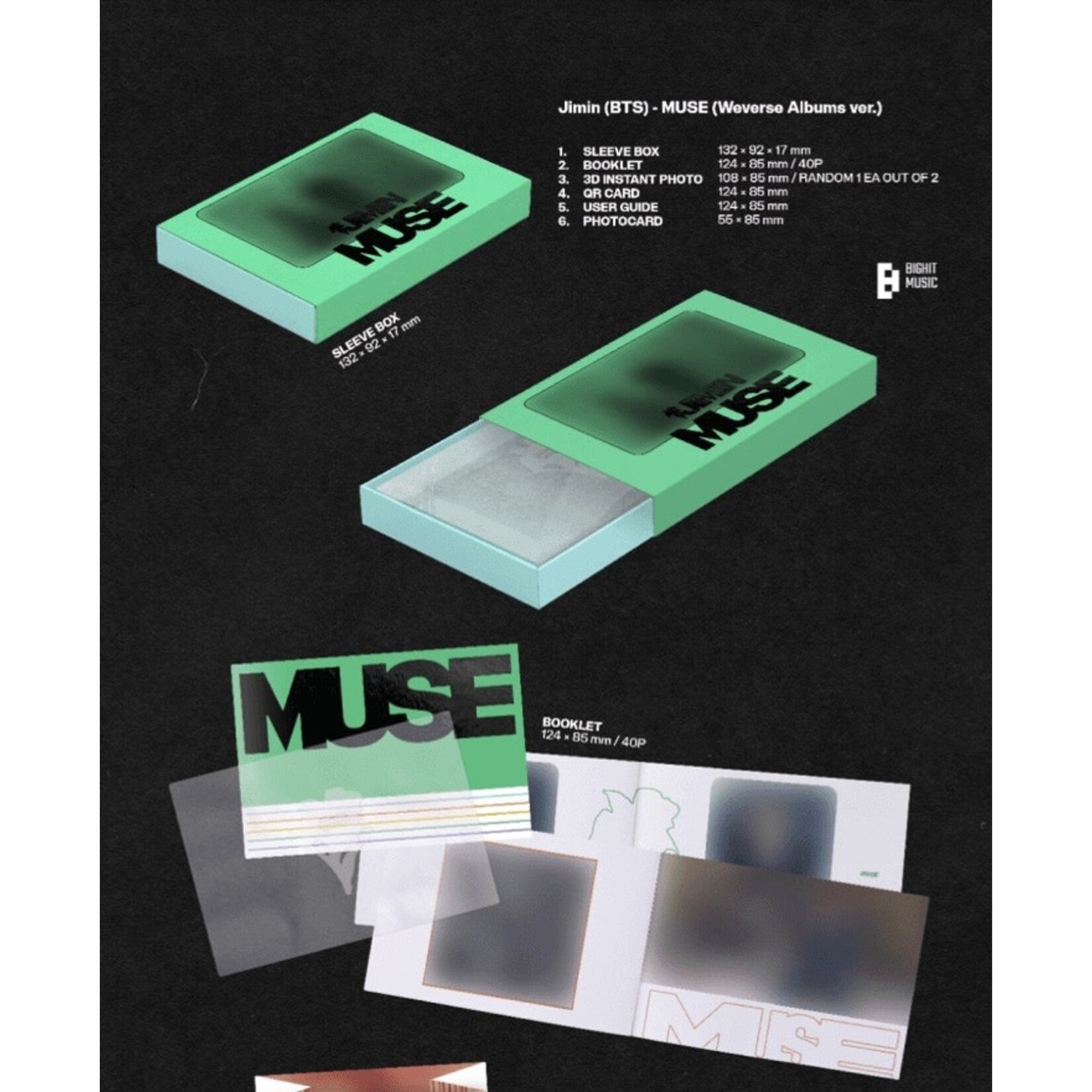 BTS JIMIN - MUSE (Weverse Albums ver.)