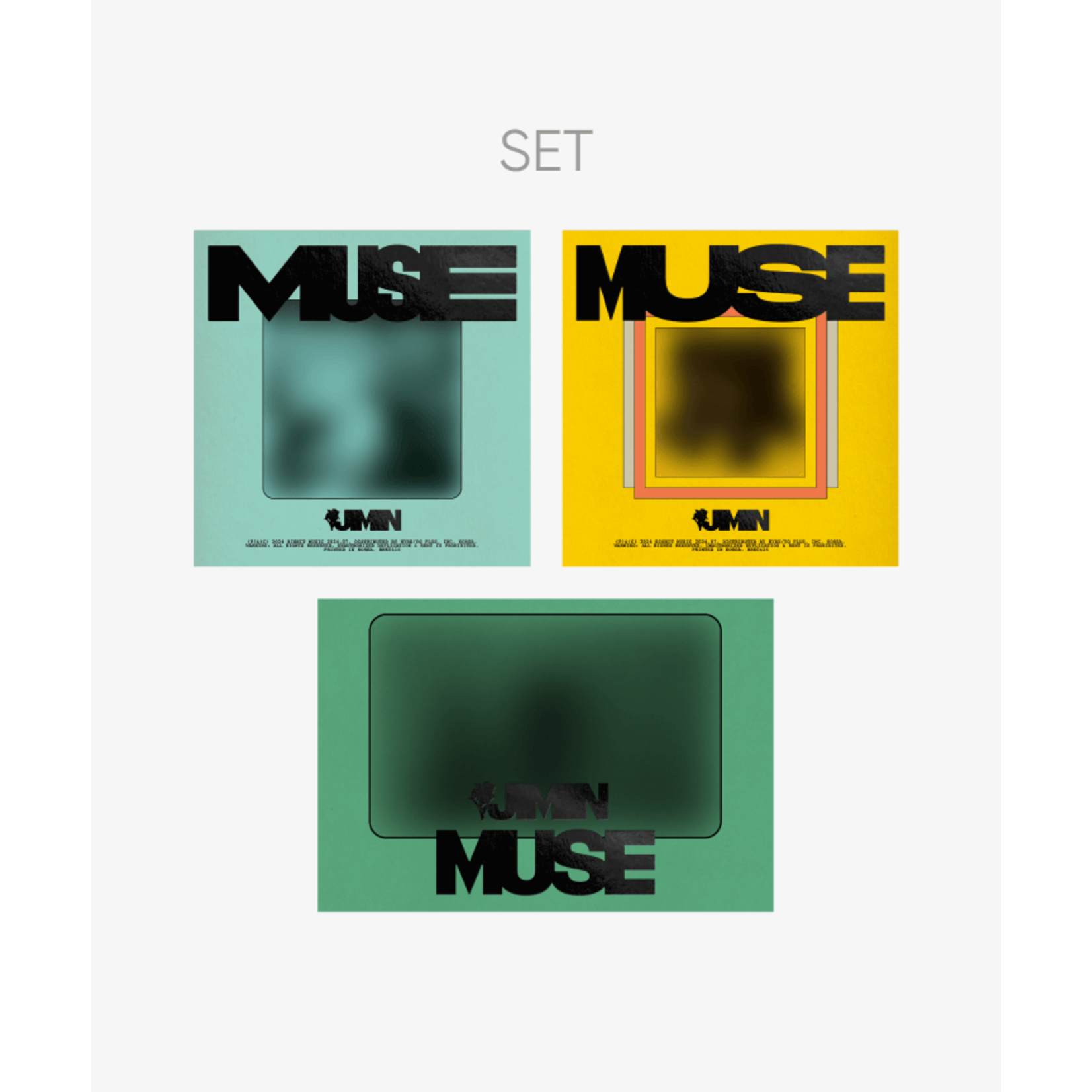 BTS Jimin (BTS) - [MUSE] (Set) + [MUSE] (Weverse Albums ver.) Set + Weverse Gift (WS)