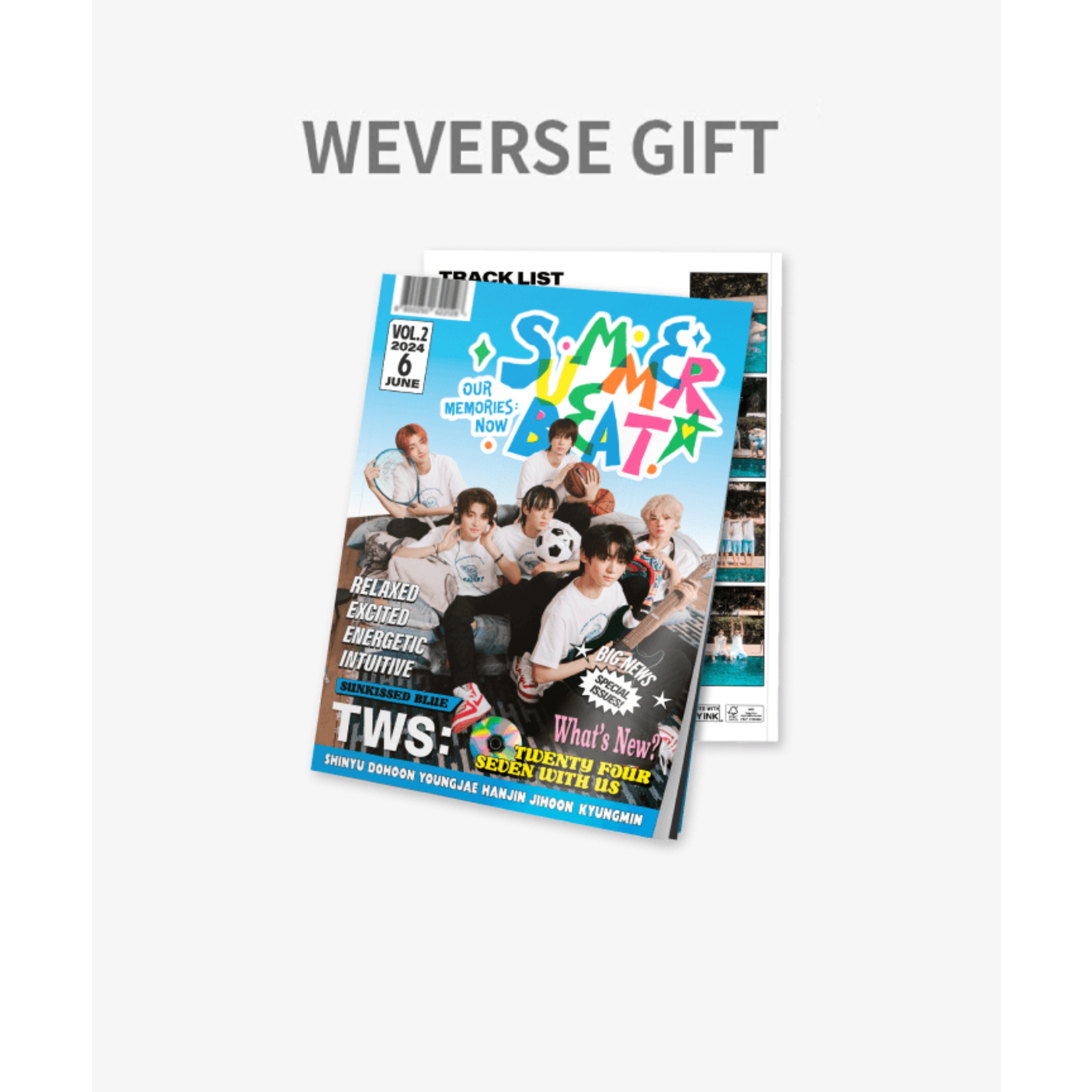 TWS TWS - 2nd Mini Album [SUMMER BEAT!] (Weverse Albums ver.) + Weverse Gift (WS)